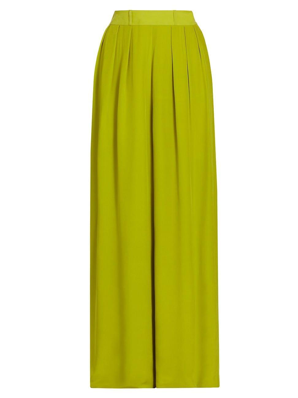 Womens Zora Silk Palazzo Pants Product Image