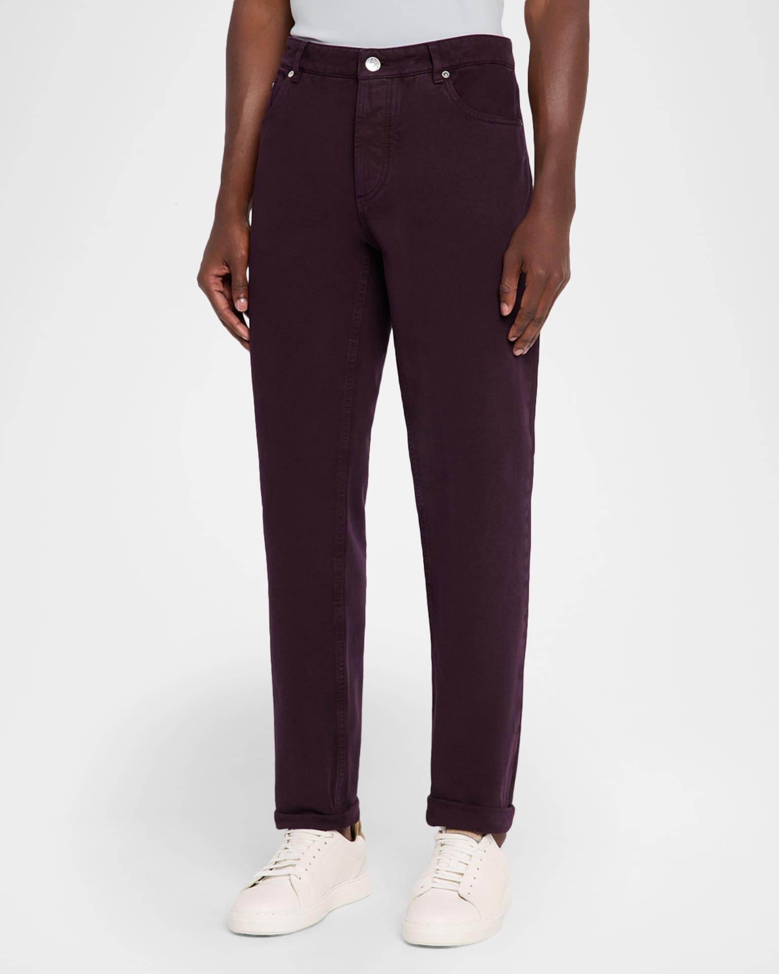 Men's Classic Fit Denim Five-Pocket Pants Product Image