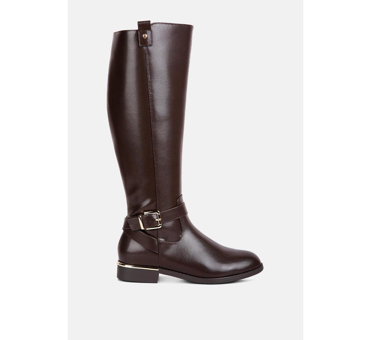 London Rag Renny Women's Riding Boots, Size: 10, Brown Product Image