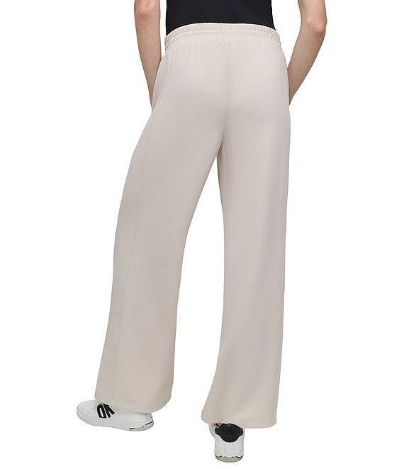 DKNY Sport by Donna Karen Highline Ribbed High Waist Wide Leg Pant Product Image