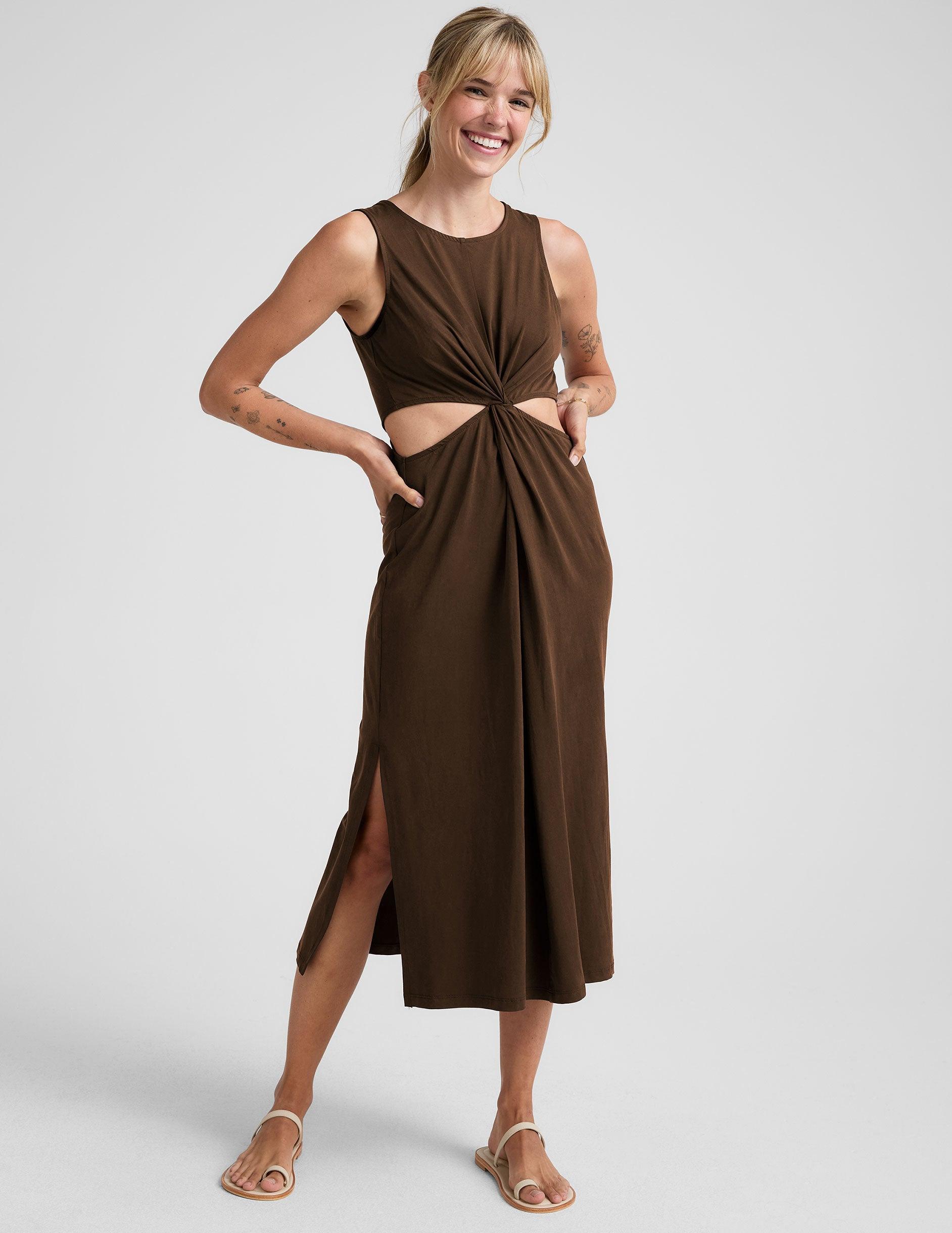 Around The World Front Twist Dress Product Image