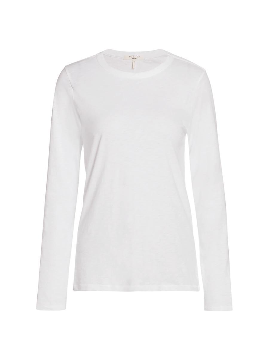 rag & bone Long-Sleeve Crewneck Tee Product Image