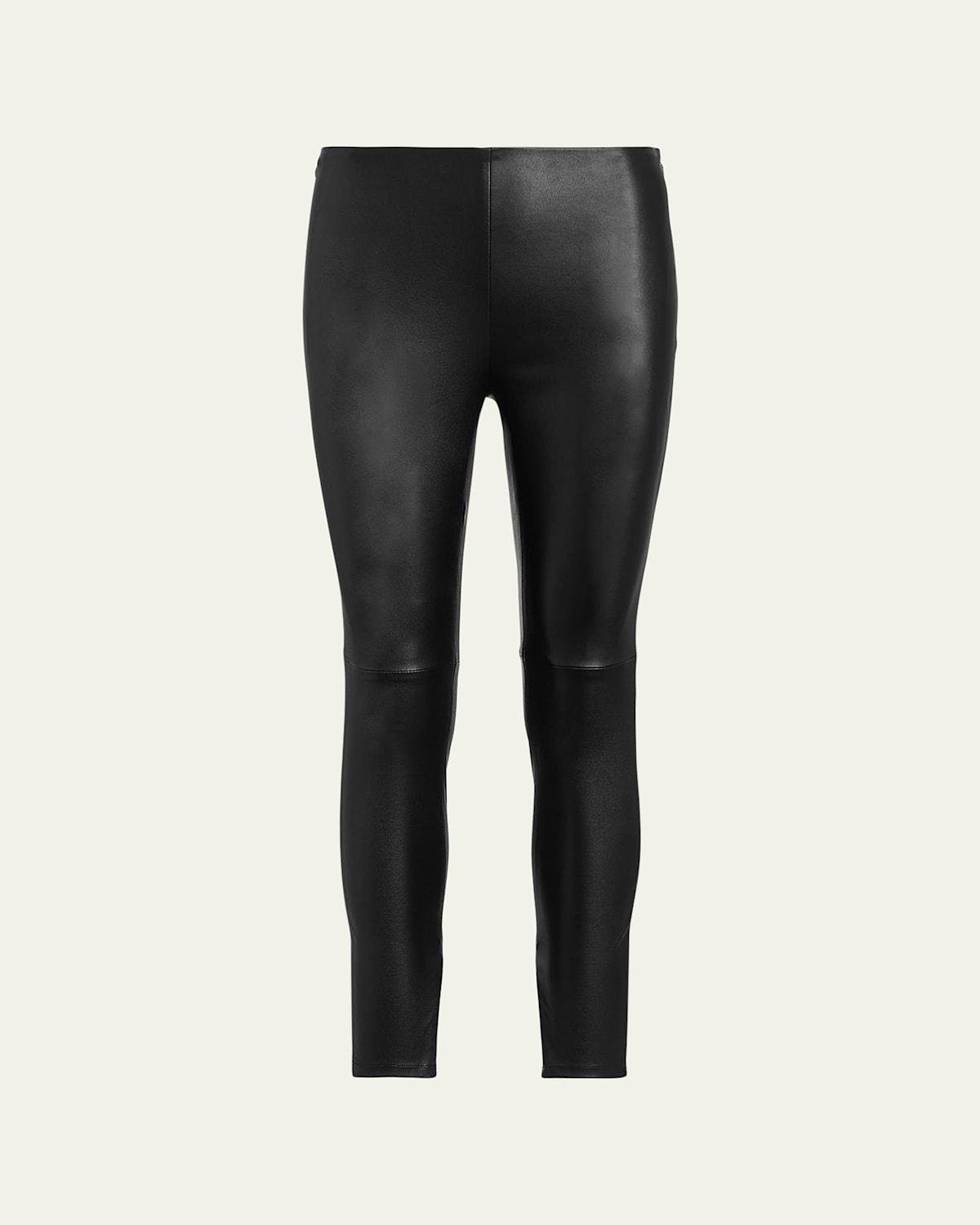 Eleanora Leather Skinny Pants Product Image