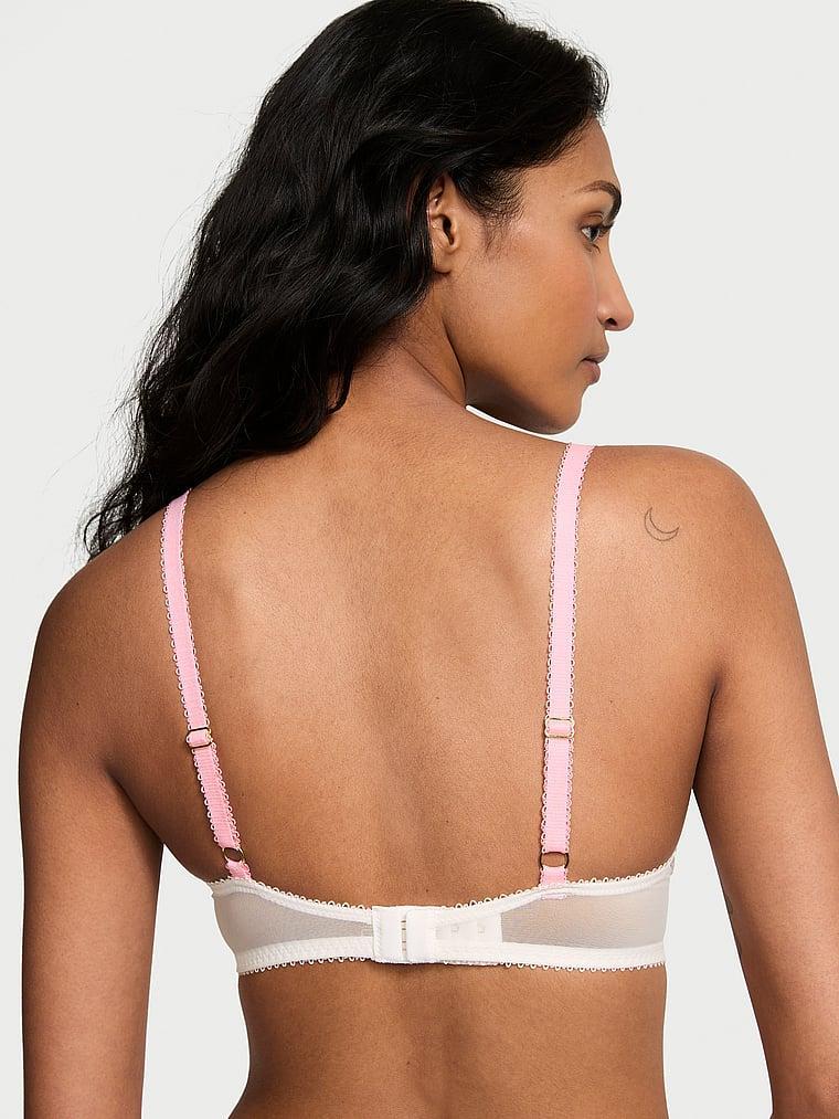 Wicked Peony Embroidery Unlined Balconette Bra Product Image