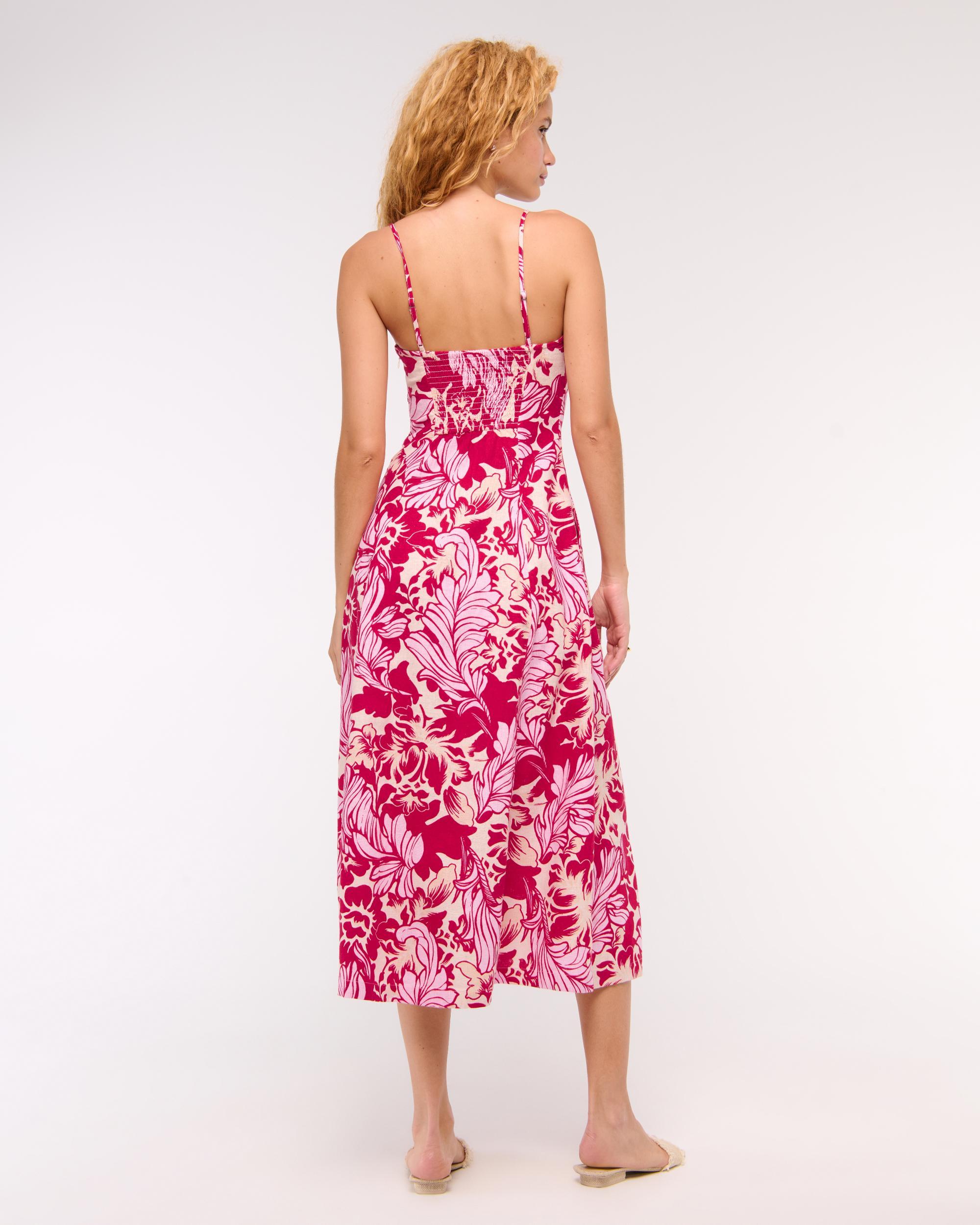 Beaded Flowy Midi Dress Product Image
