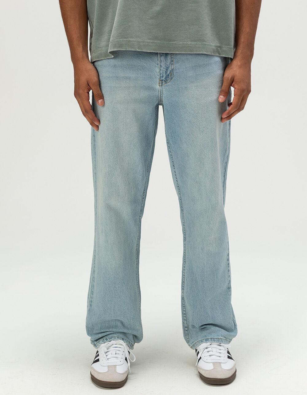 RSQ Mens Straight Jeans - LIGHT BLUE Product Image