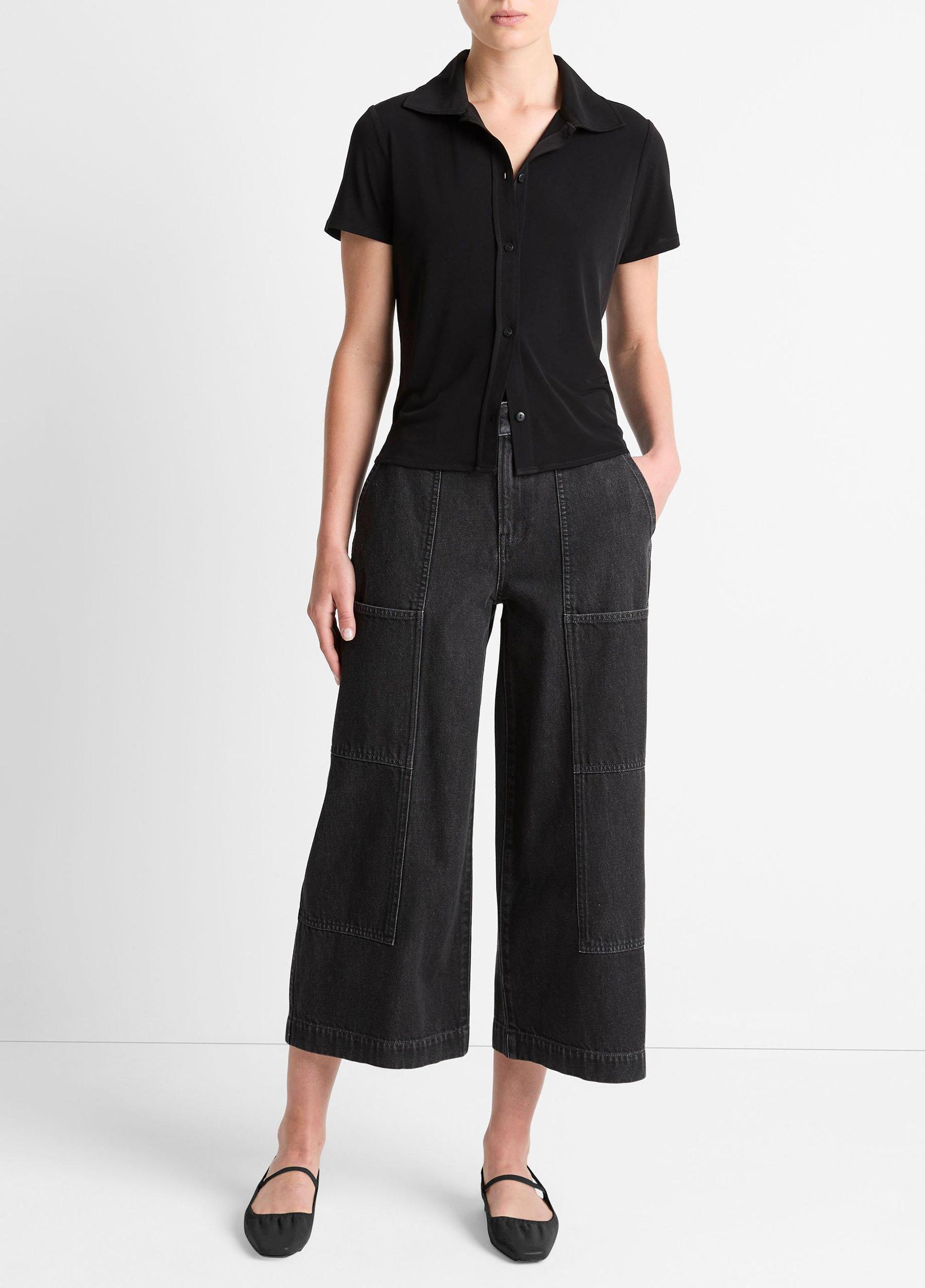 Short-Sleeve Button-Up Shirt Product Image