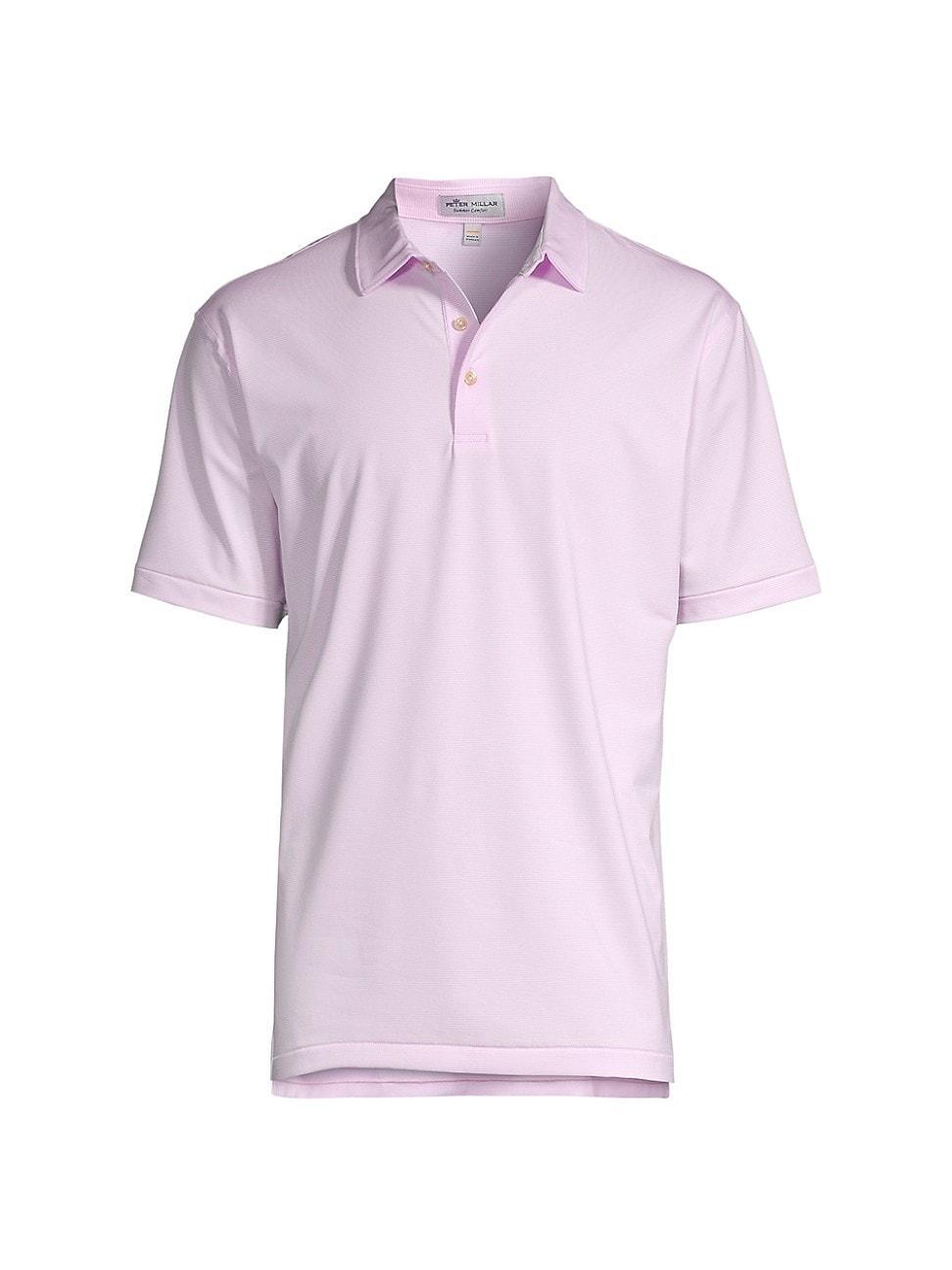 Mens Jubilee Stripe Stretch-Jersey Polo Shirt Product Image