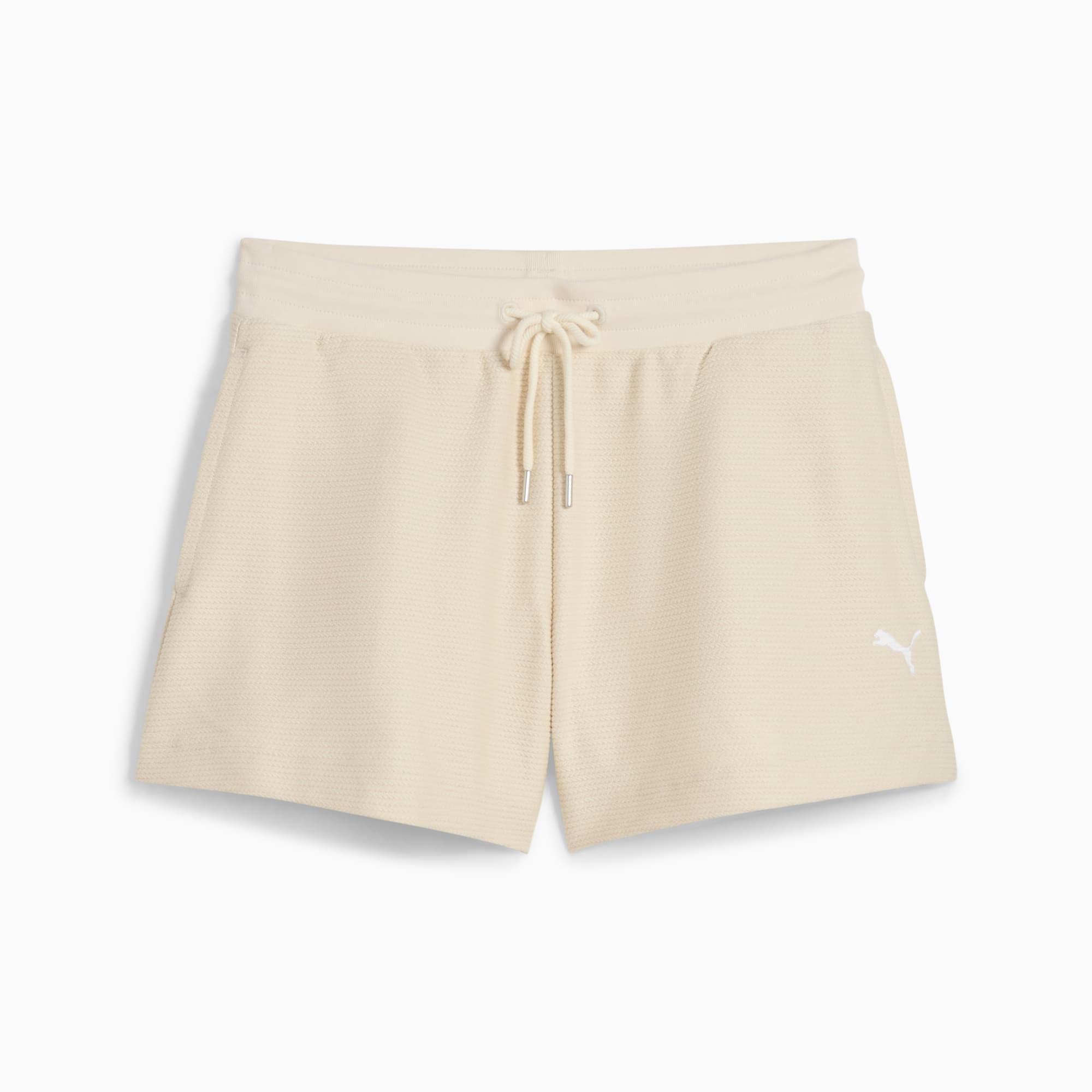 PUMA Premium Essentials A-Line Women's 4" Jacquard Shorts Product Image
