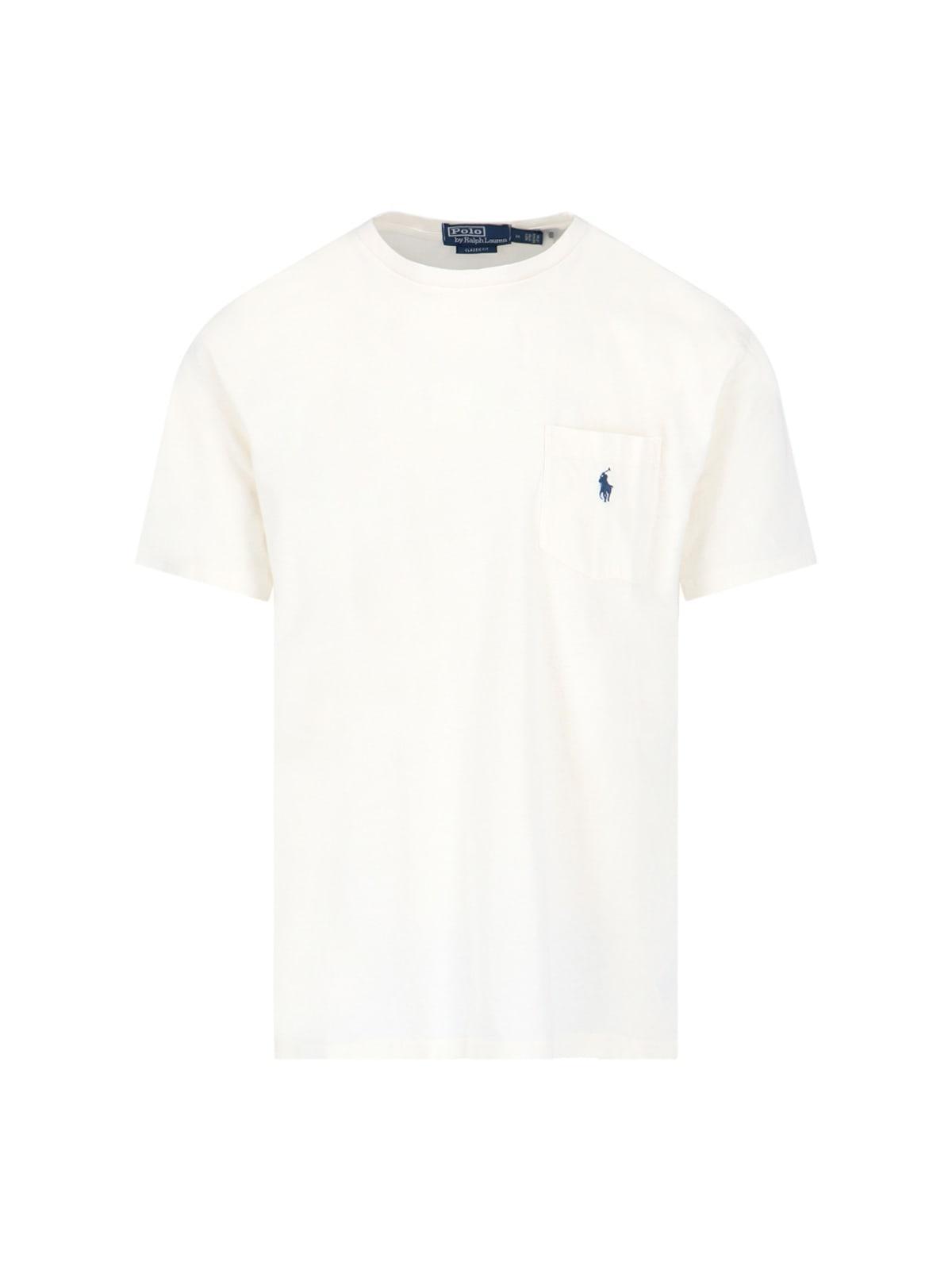 POLO RALPH LAUREN Logo T-shirt In White Product Image