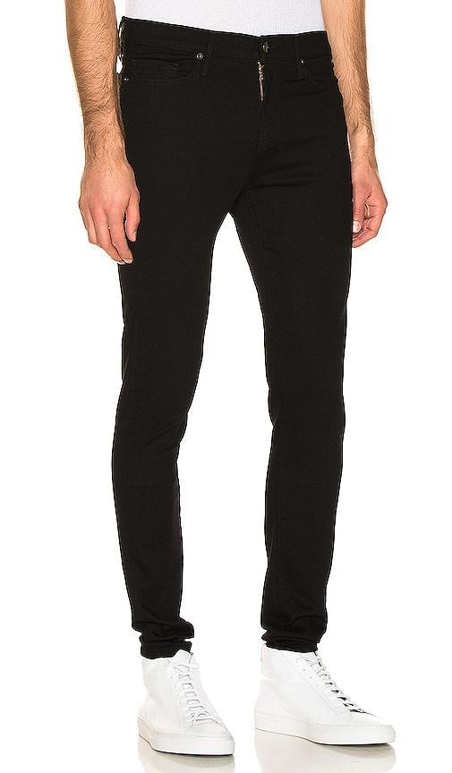 Frame Jagger Skinny Fit Jeans in Noir Product Image