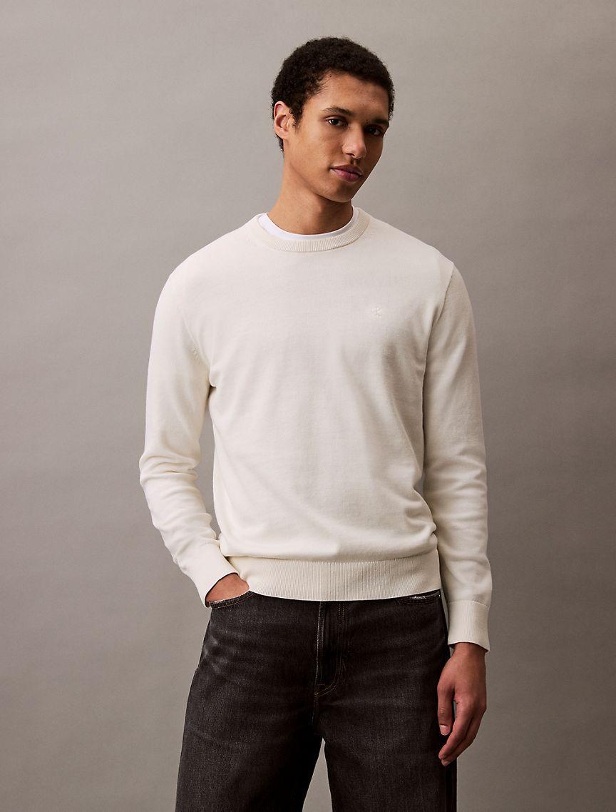 Smooth Cotton Sweater Product Image