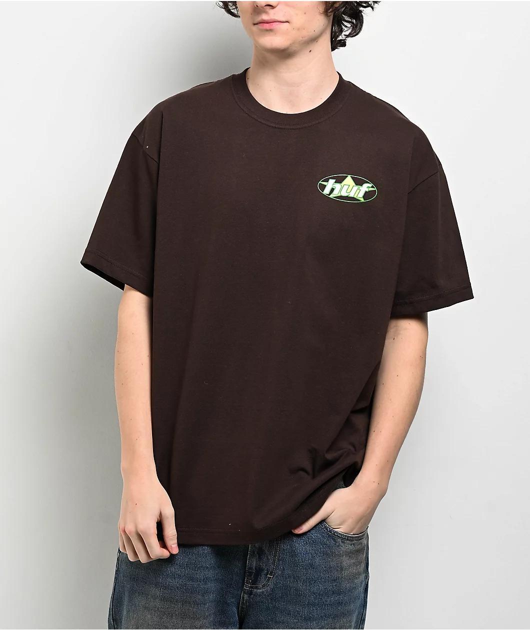 HUF Andromeda Brown T-Shirt Product Image