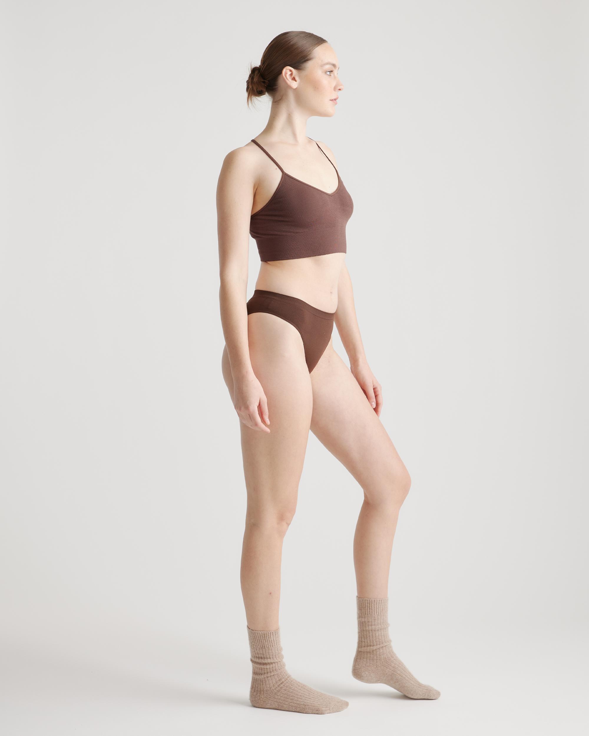 Quince | Women's Smoothing Comfort Bikini Size XS, Nylon/Spandex Product Image