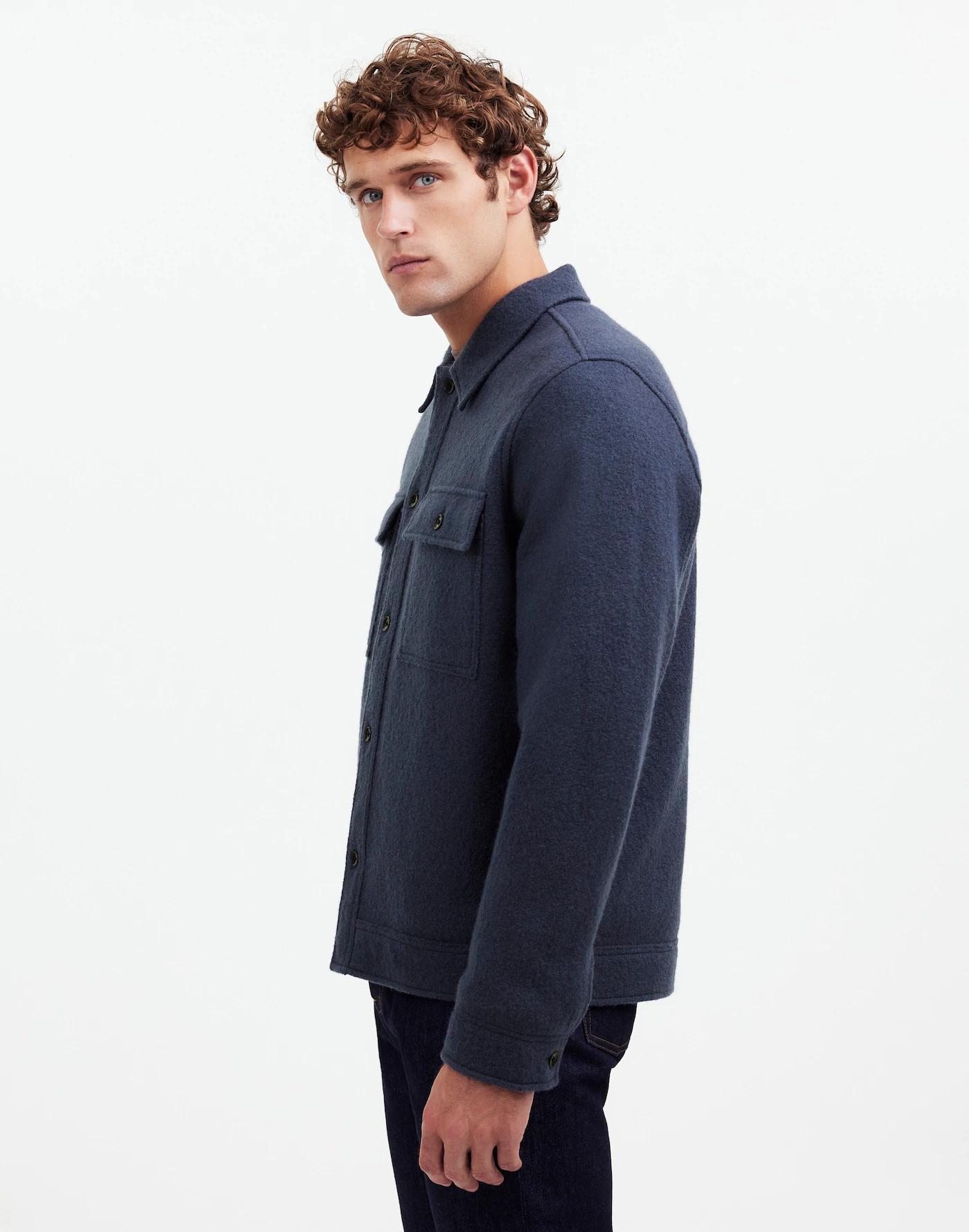 Boiled Wool Shirt-Jacket Product Image