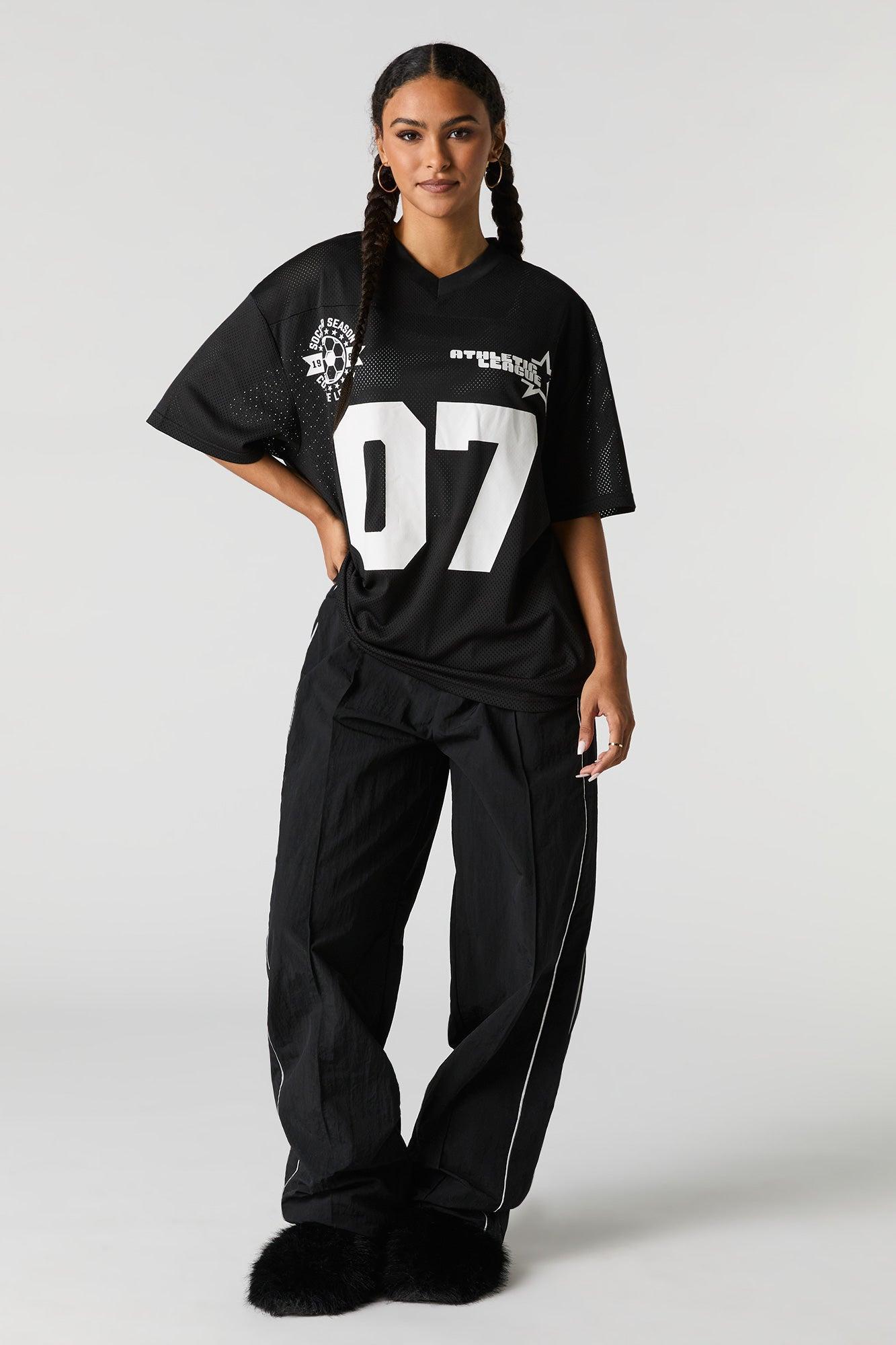 Graphic Mesh Football Jersey Female Product Image