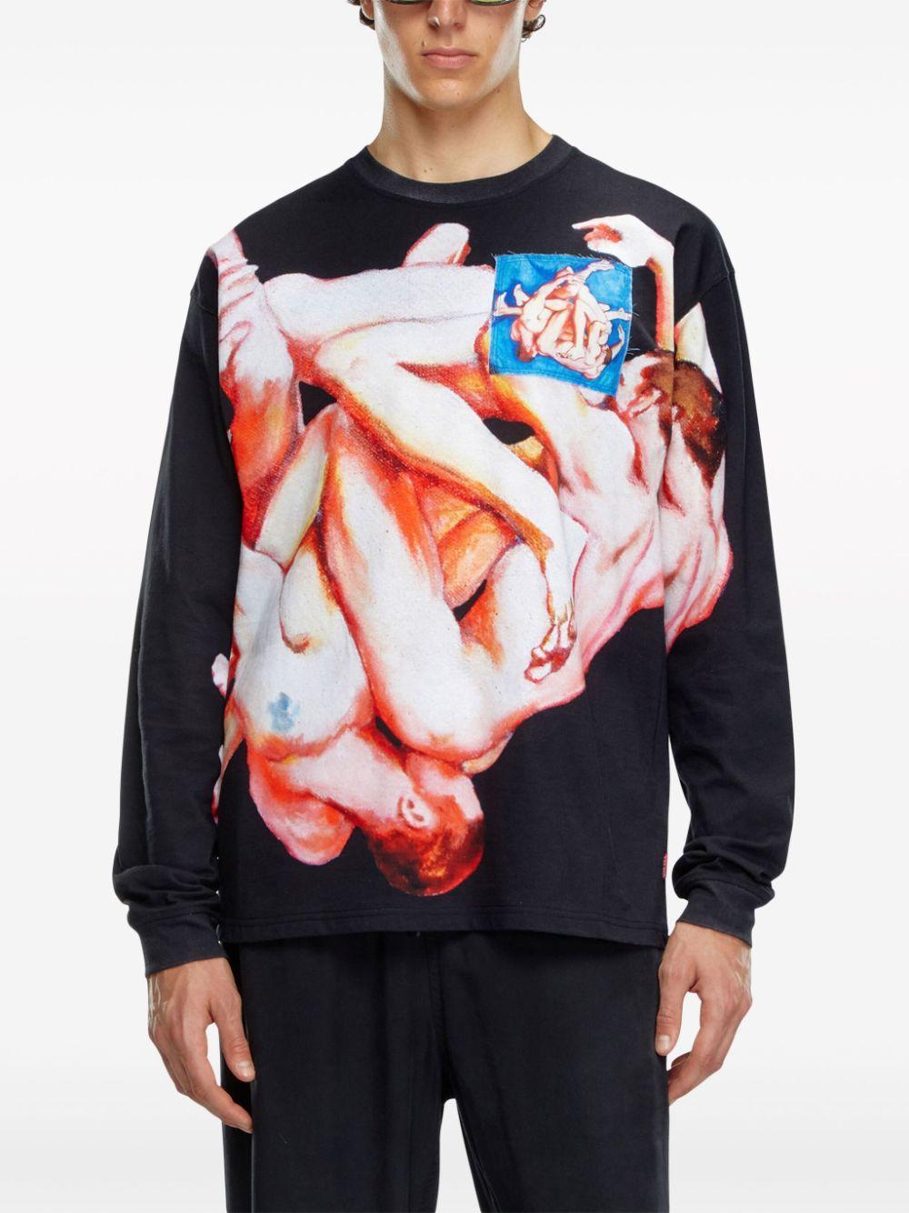 x ToFF graphic-print organic cotton T-shirt Product Image