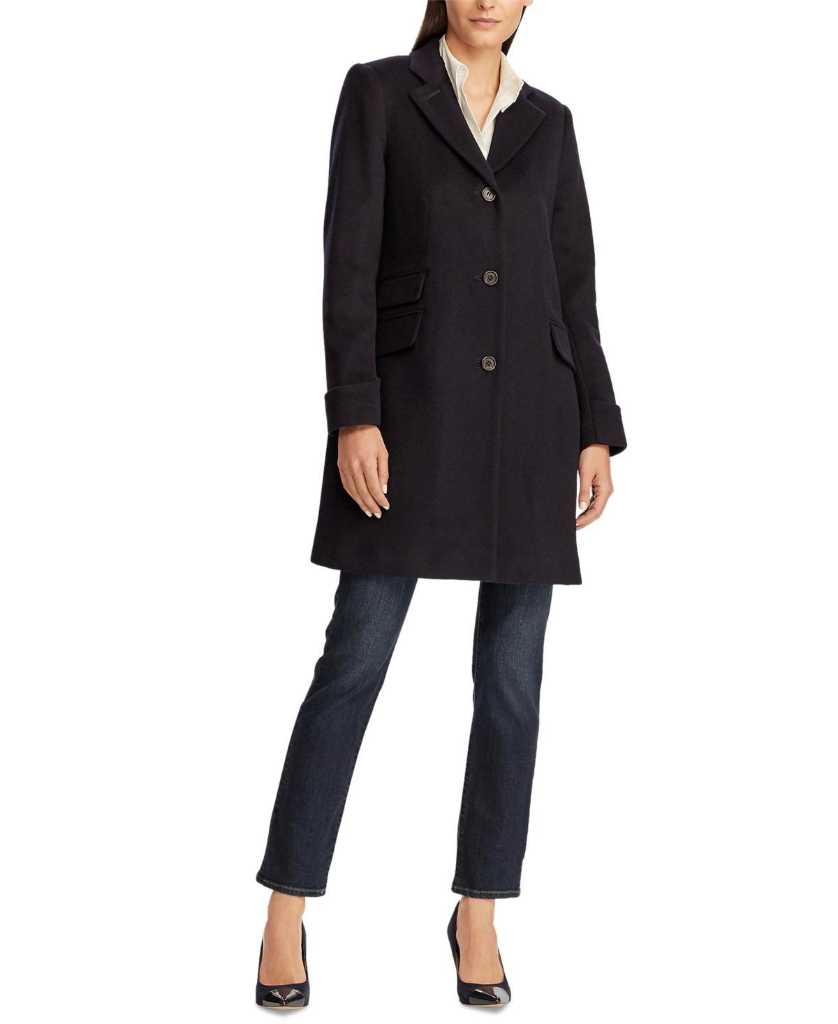 Lauren Ralph Lauren Womens Single-Breasted Walker Coat Product Image