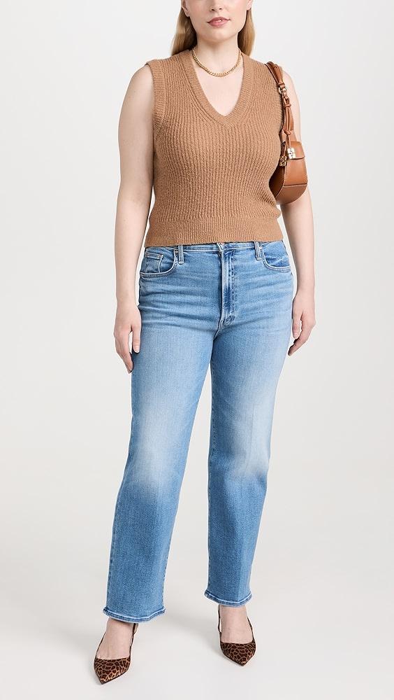 MOTHER The Rambler Zip Flood Jeans | Shopbop Product Image
