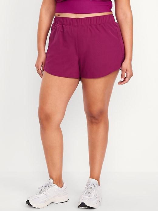Mid-Rise StretchTech Run Shorts -- 3-inch inseam Product Image
