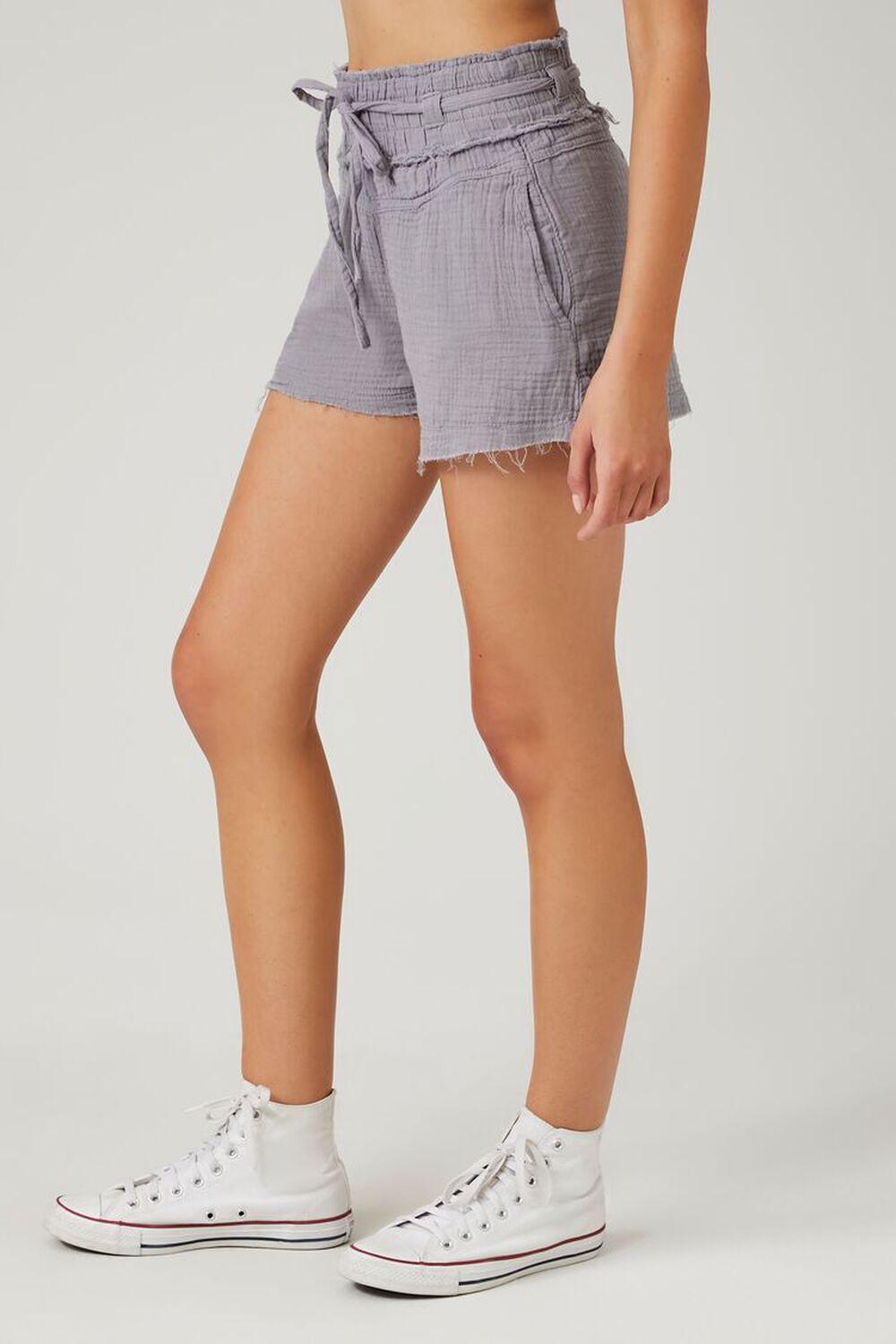 Linen-Blend Drawstring Shorts | Forever 21 Product Image