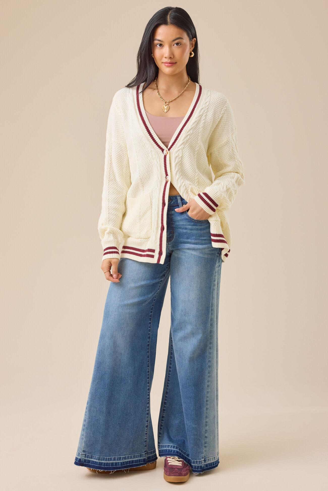 Nara Varsity Cardigan Product Image