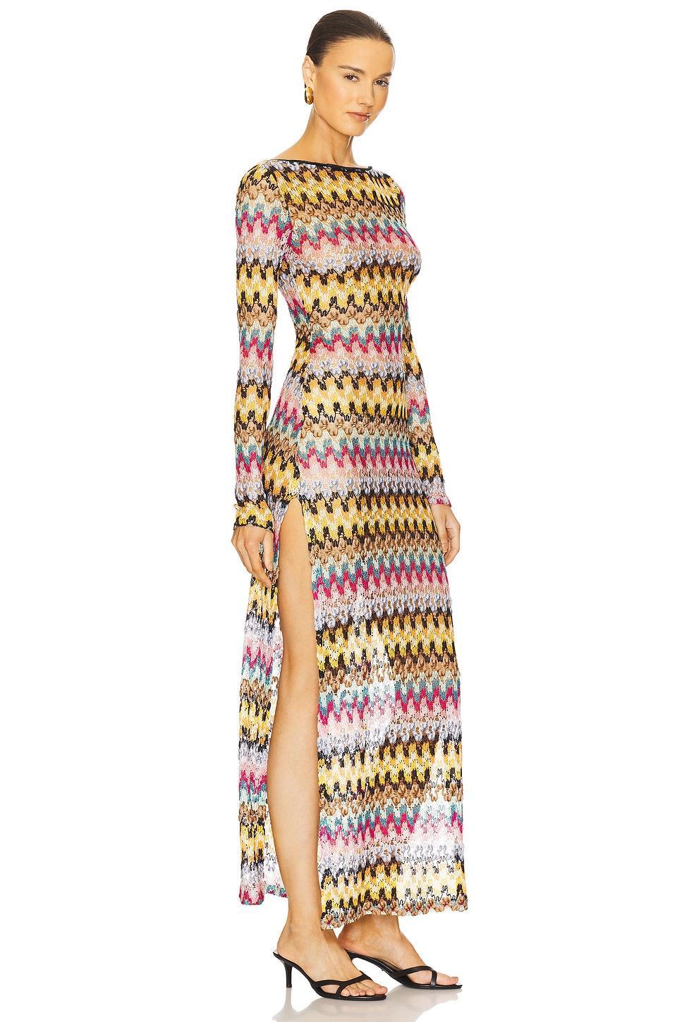 Long Cover Up in Multi With Dark Base Missoni Product Image