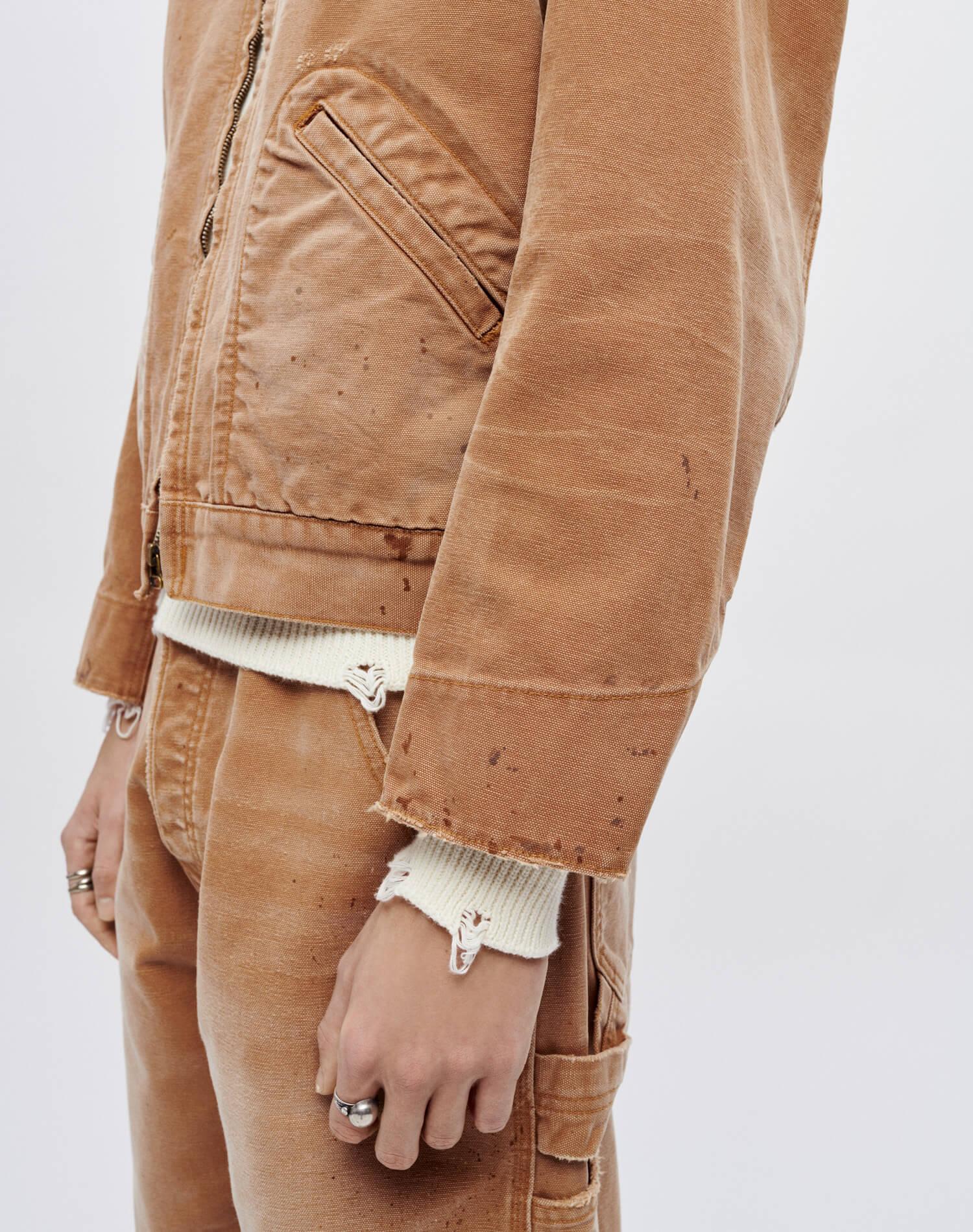 Attendant Jacket - Thrifted Tobacco Product Image