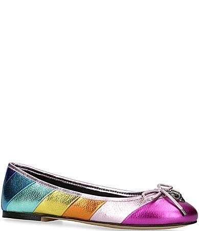 Kurt Geiger London Womens Eagle Head & Bow Ballerina Flats Product Image