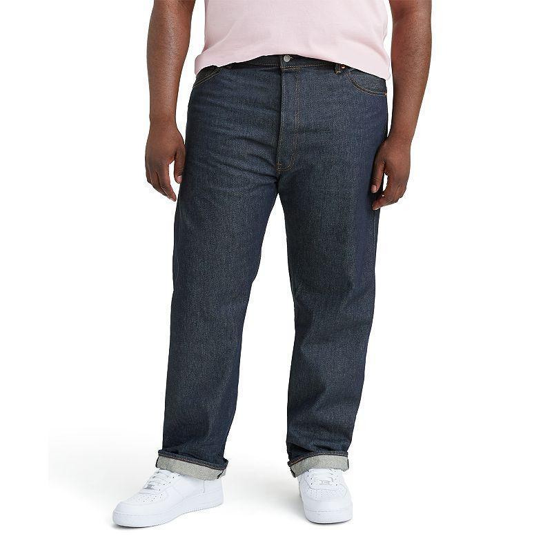 Big & Tall Levi's® 501® Original Shrink-To-Fit™ Jeans, Men's, Size: 48X29, Rigid Blue Product Image
