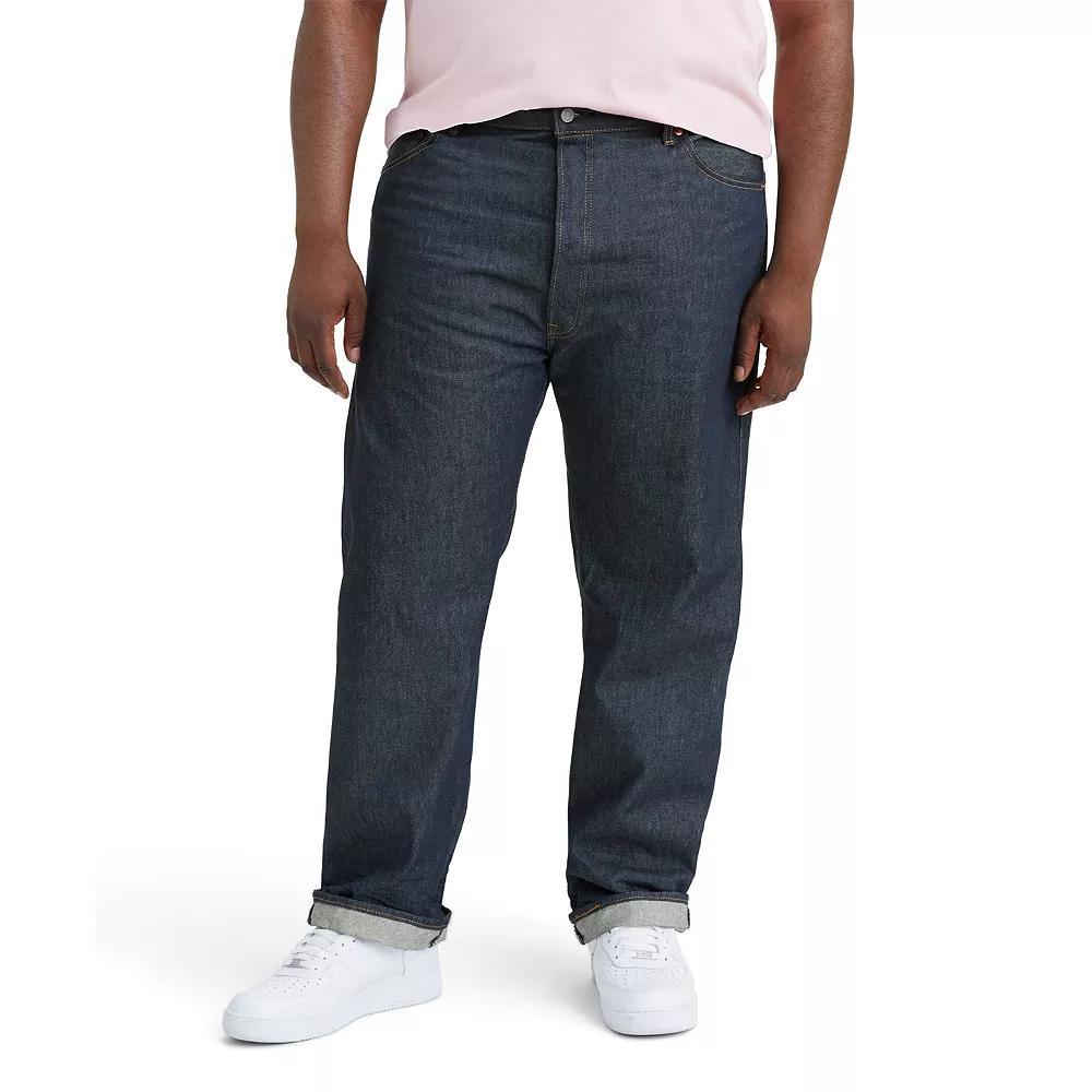 Big & Tall Levi's® 501® Original Shrink-To-Fit™ Jeans, Men's, Size: 48X29, Rigid Blue Product Image