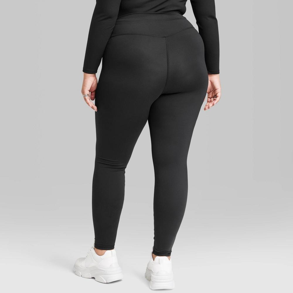 Womens High-Waisted ButterBliss Leggings - Wild Fable Black XXL Product Image