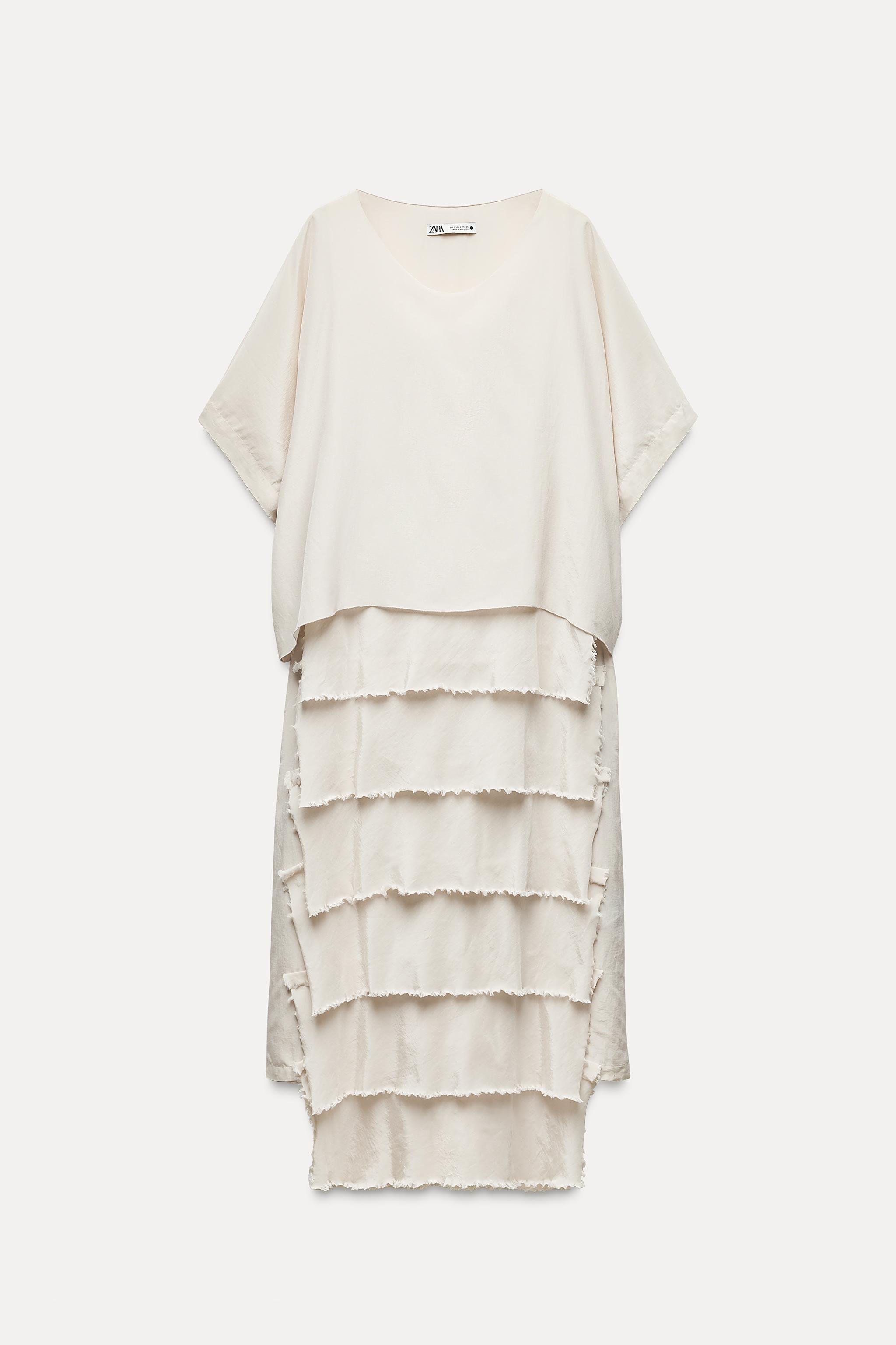 RUFFLED DRESS ZW COLLECTION Product Image
