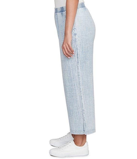 Ruby Rd. Petite Size Cotton Gauze Wide-Leg Pull-On Pants Product Image