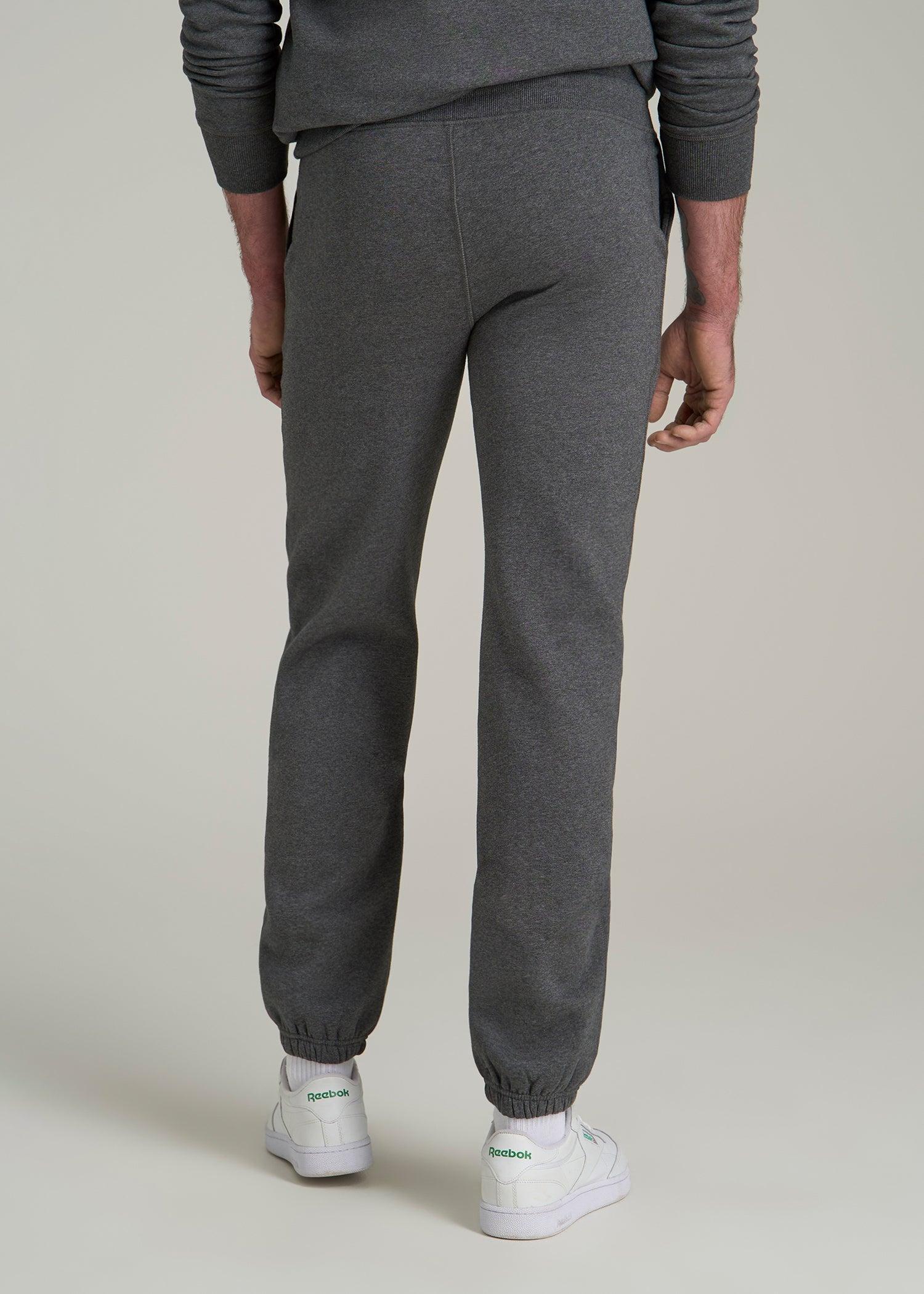 Wearever 2.0 Fleece Sweatpants for Tall Men in Charcoal Mix Product Image