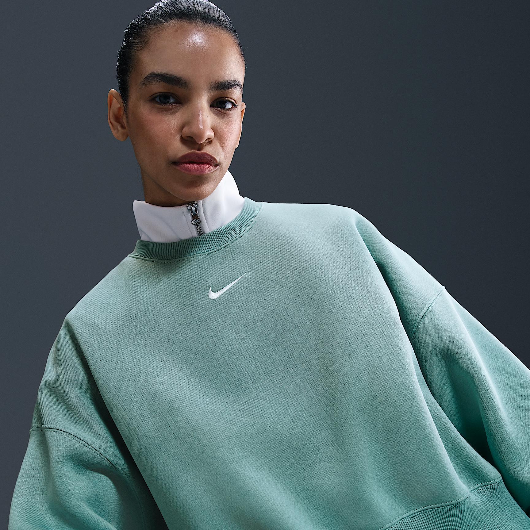 Women's Nike Sportswear Phoenix Fleece Over-Oversized Crew-Neck Sweatshirt Product Image