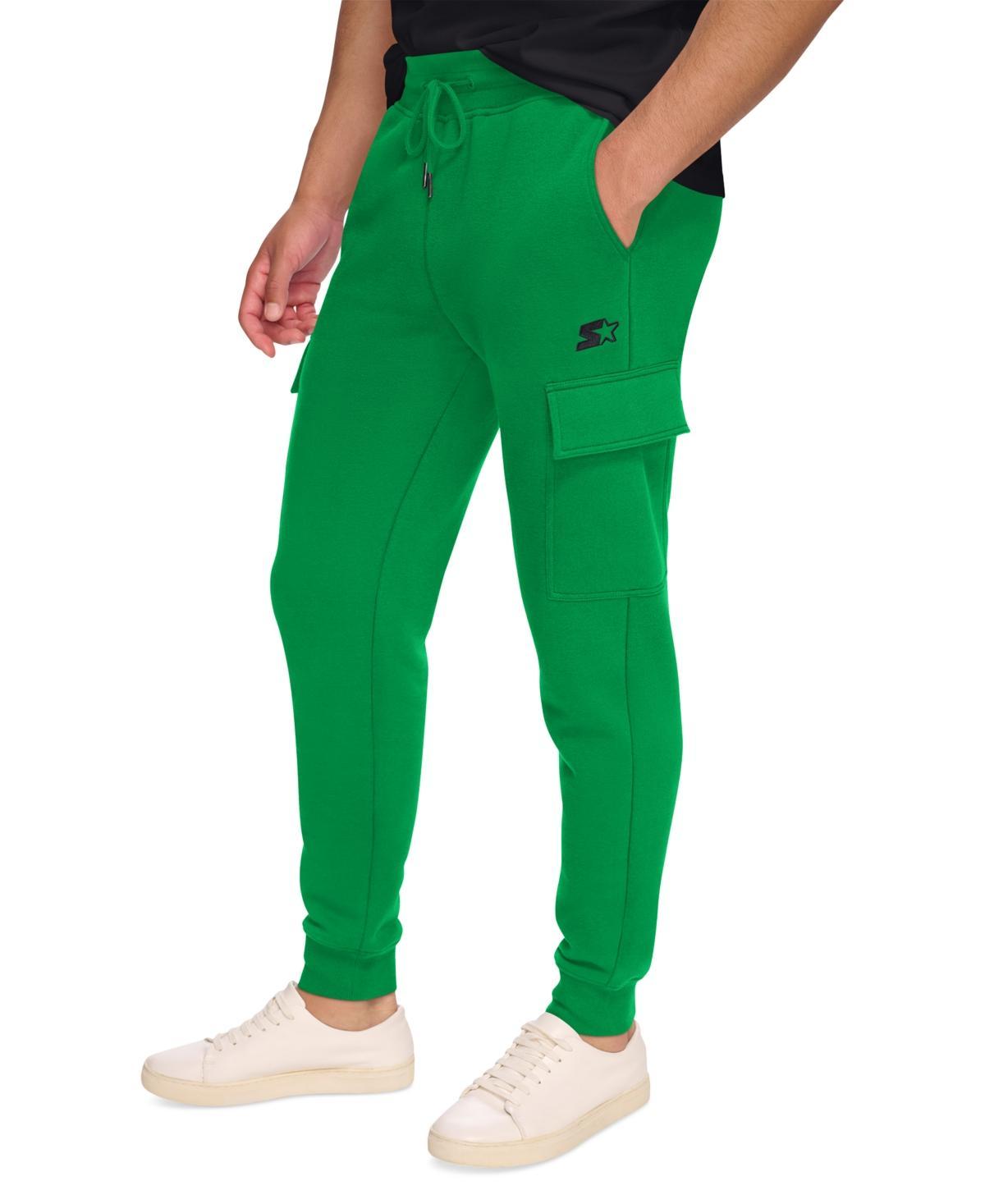 Starter Mens Classic-Fit Fleece Cargo Joggers Product Image