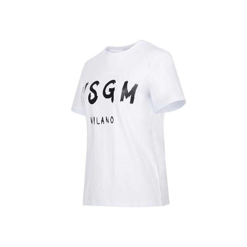 MSGM T-shirt T-shirt In White Product Image
