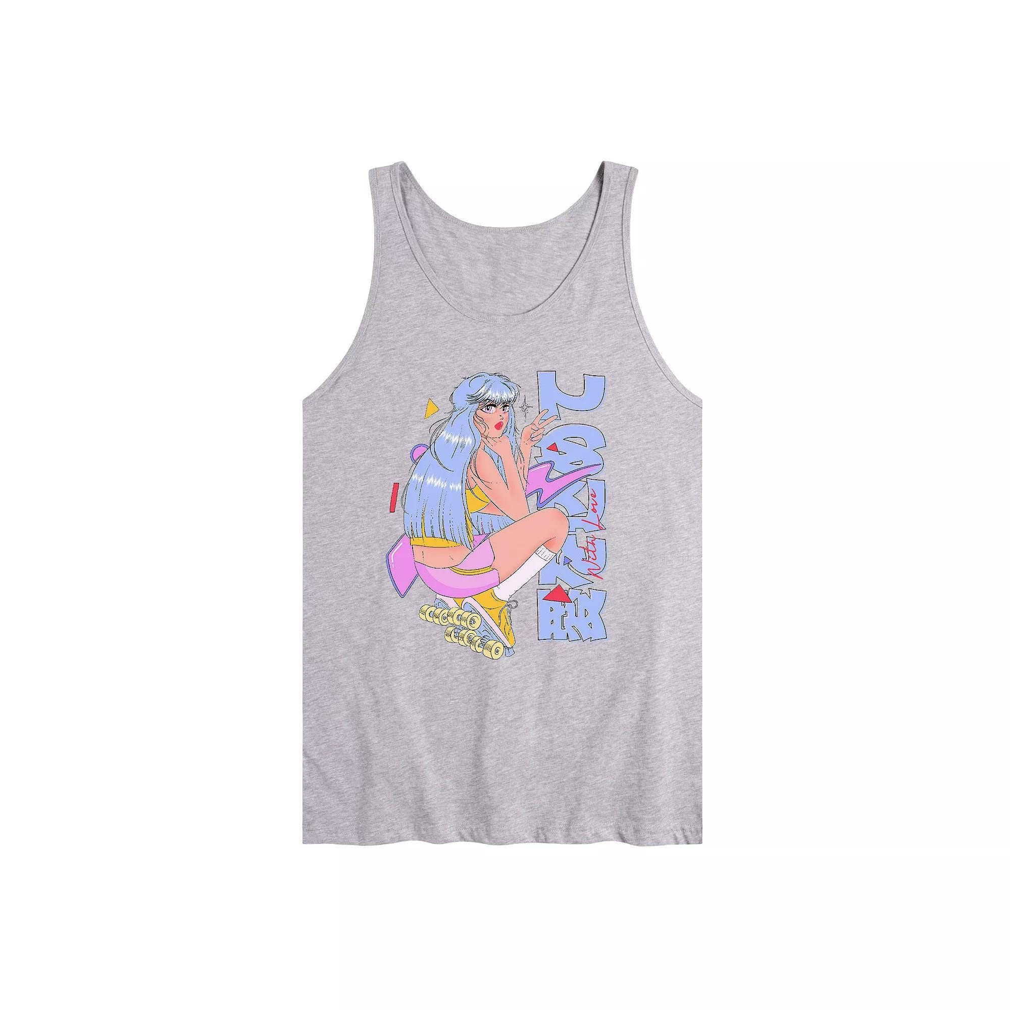 Mens Anime With Love Tank Top Product Image