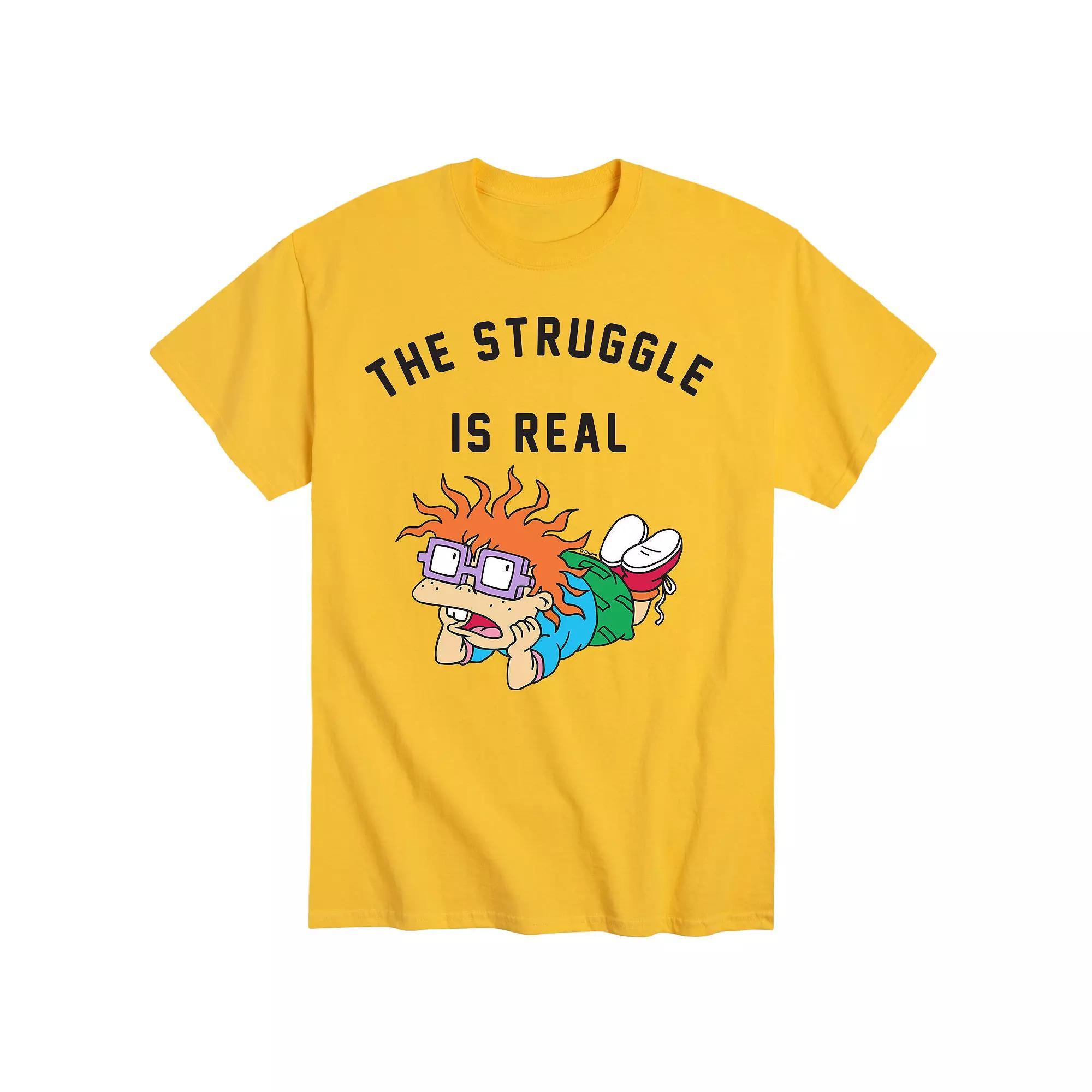 Mens Rugrats Struggle Is Real Tee Product Image