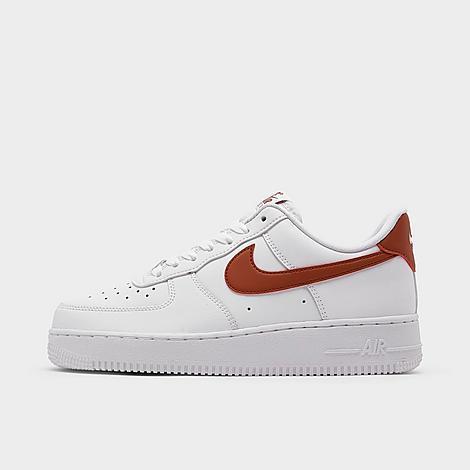 Nike Womens Air Force 1 07 LE Low - Shoes White/Lime Blast Product Image