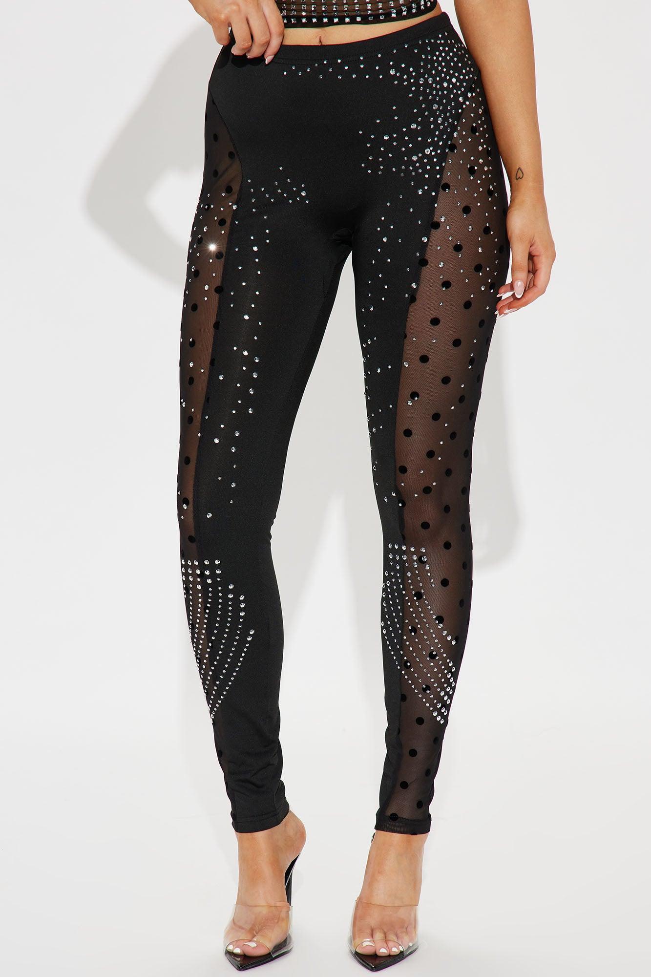 Spark The Passion Embellished Legging - Black Product Image