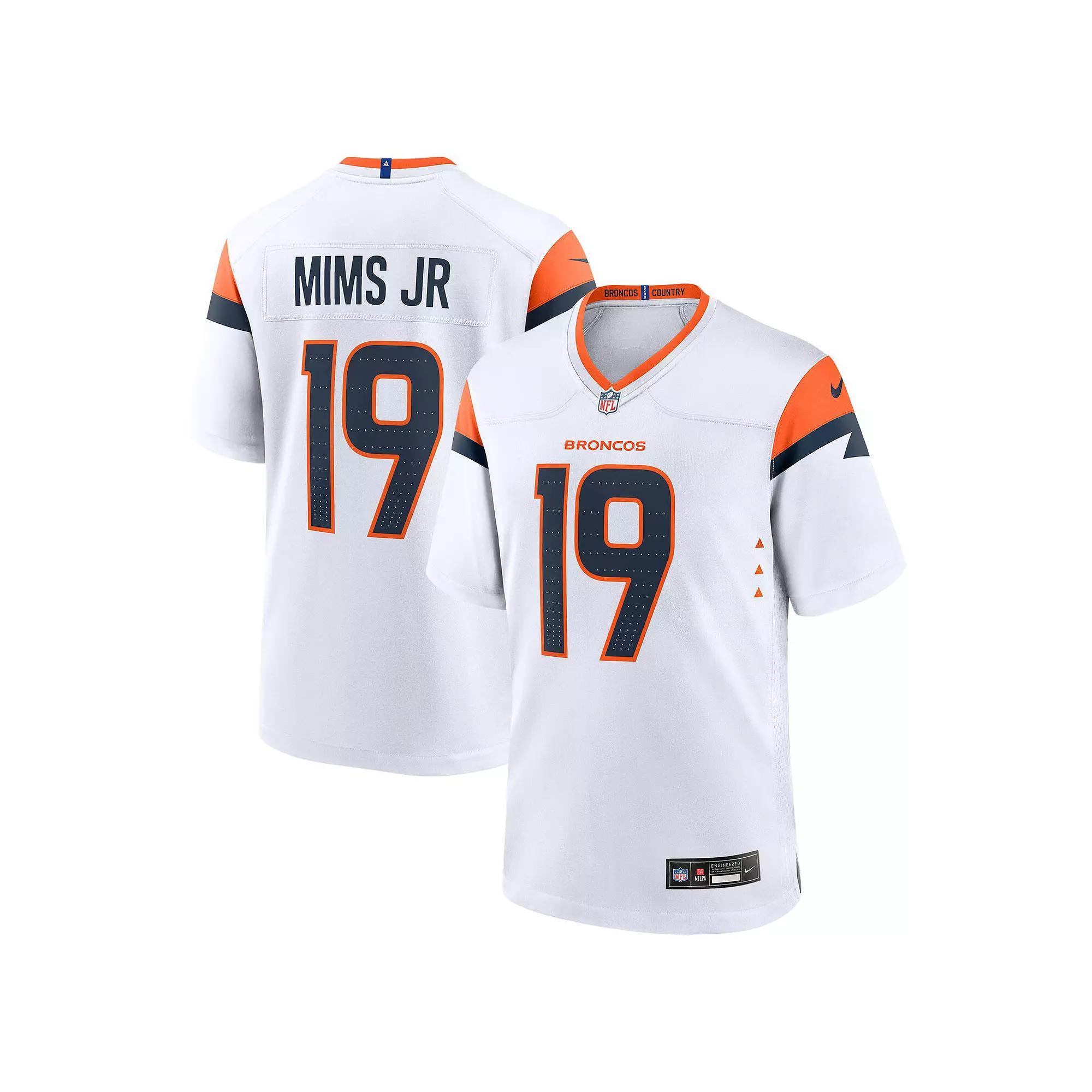 Mens Nike Marvin Mims Jr Denver Broncos Game Jersey Product Image