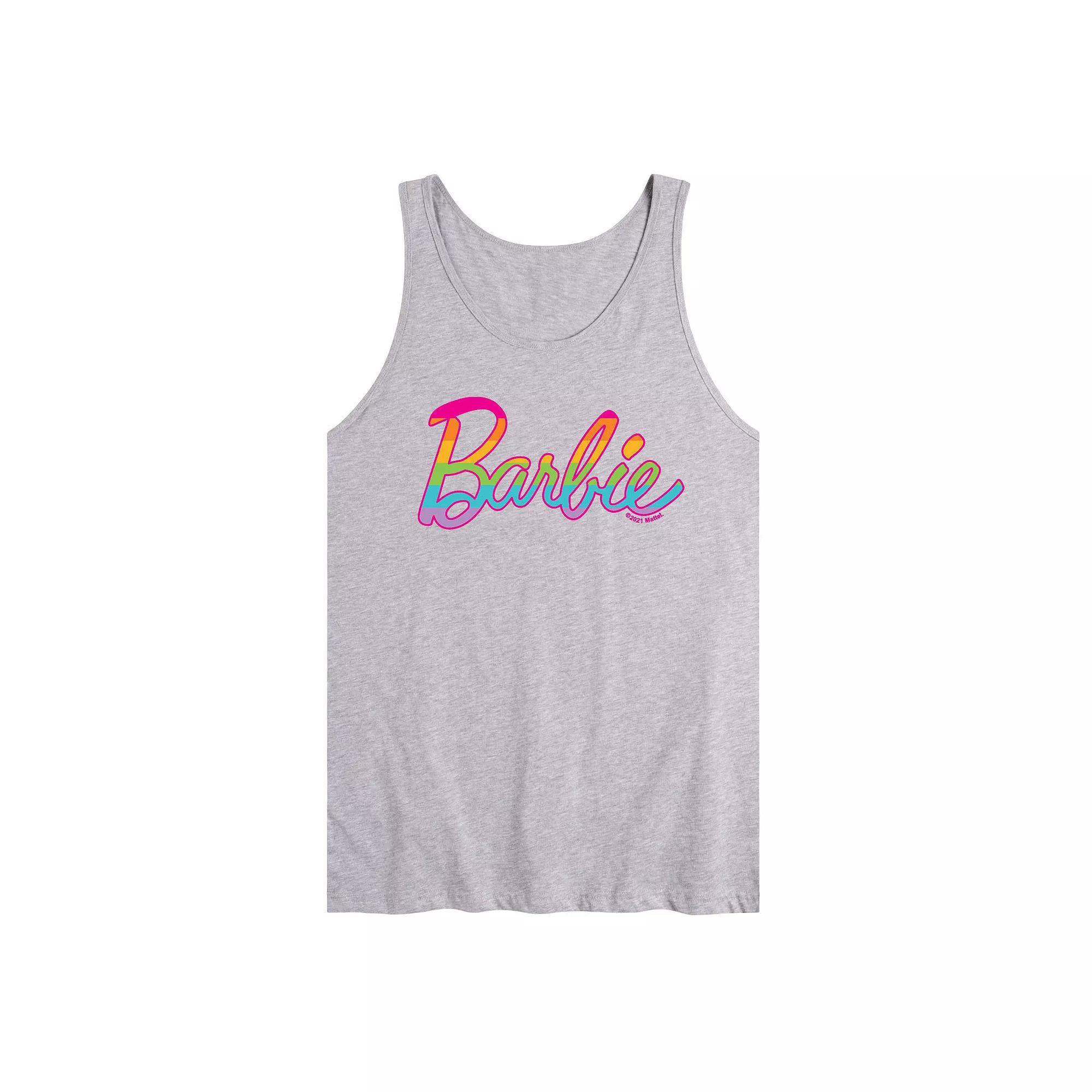 Mens Barbie Pride Rainbow Tank Top Product Image