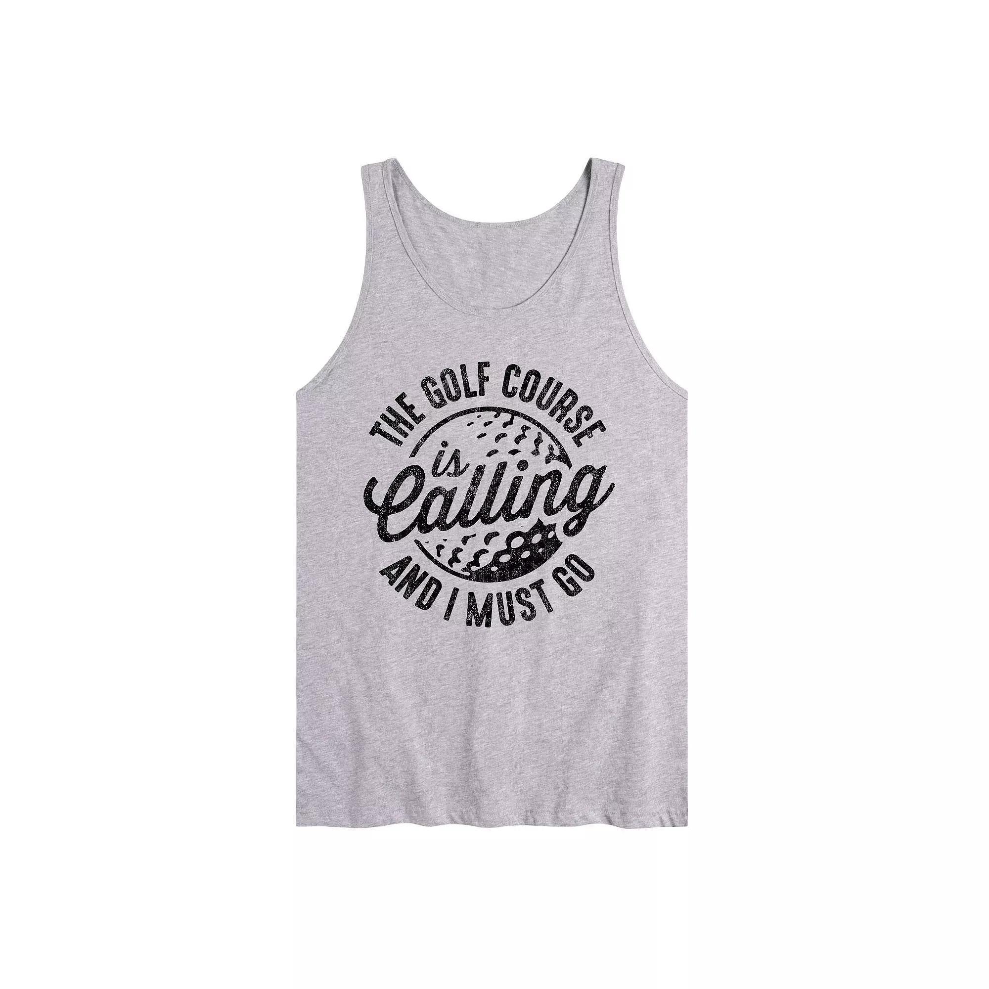 Mens The Golf Course Is Calling Tank Top Product Image