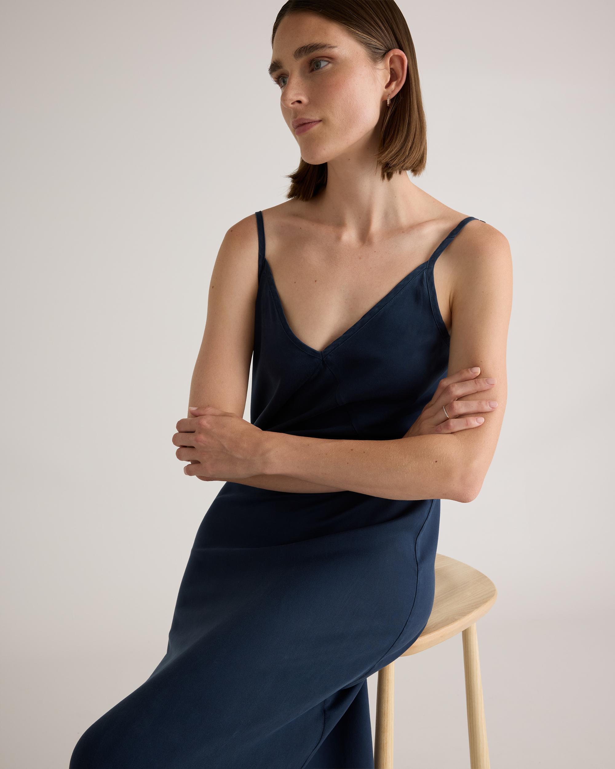 Quince | Women's Vintage Wash Tencel Maxi Slip Dress Product Image