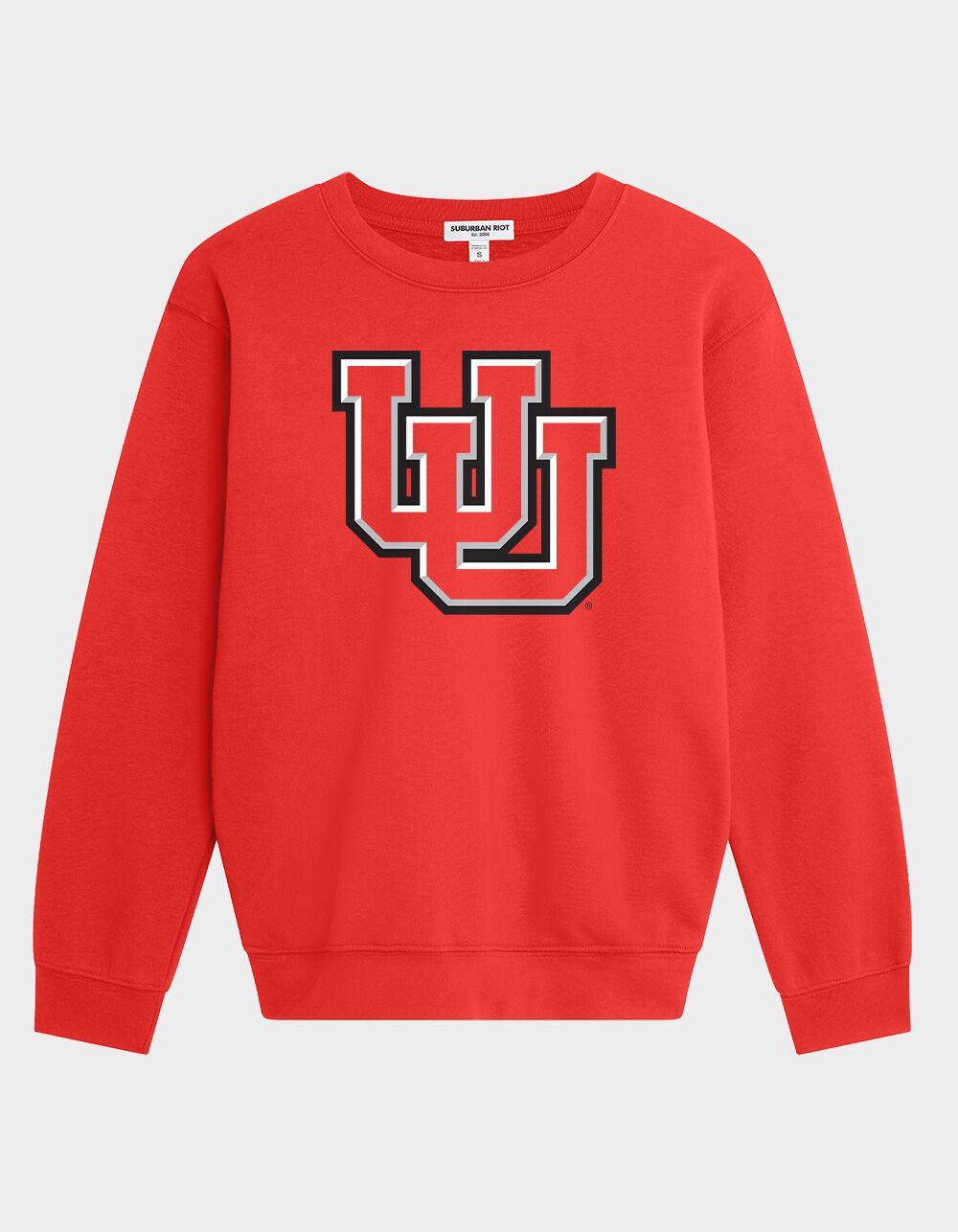 THE UNIVERSITY OF UTAH Traditional Womens Crewneck Fleece Product Image