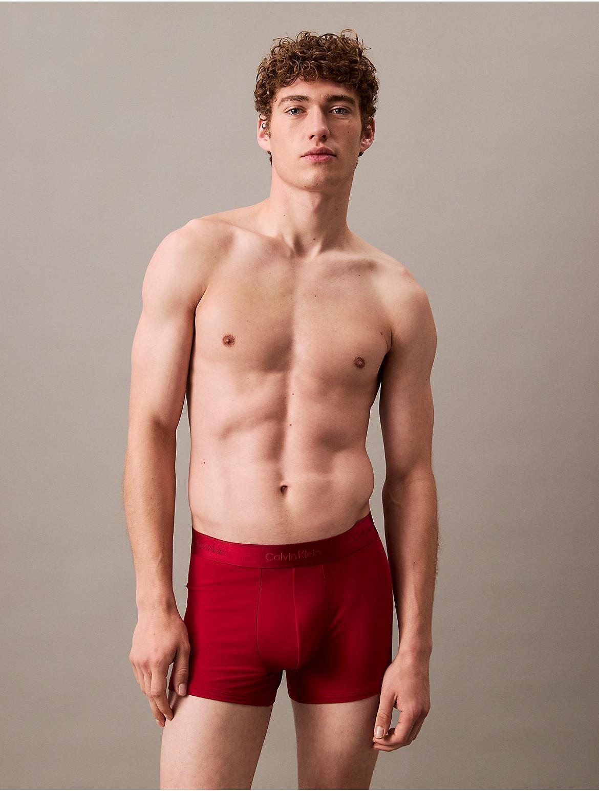 Calvin Klein Mens Icon Cotton Stretch Holiday Trunk - Black - XL Product Image
