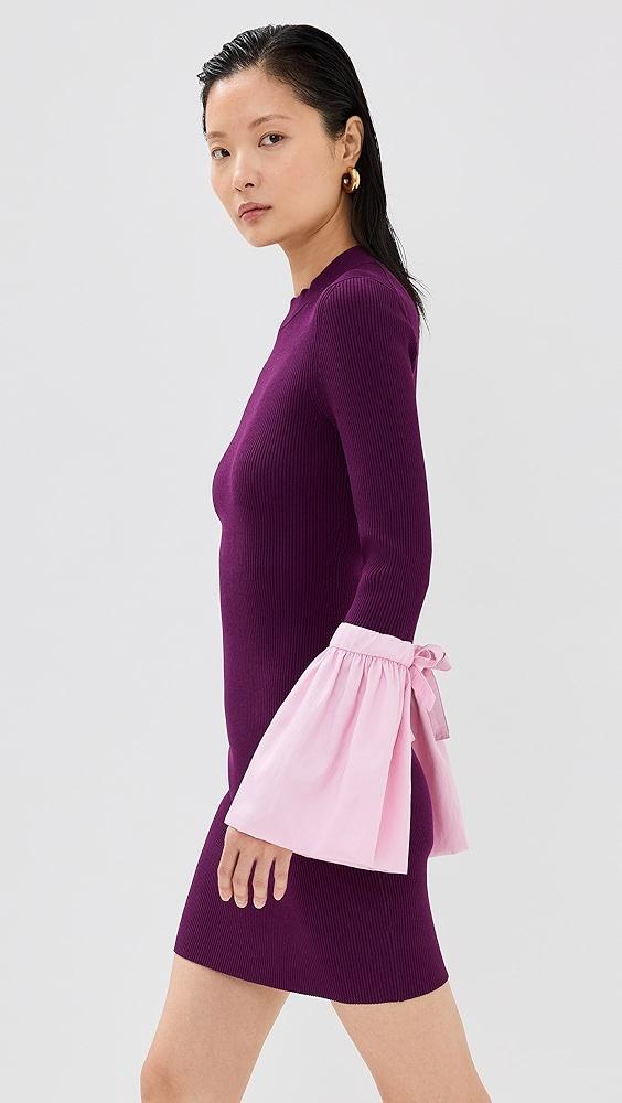 SIMKHAI Agathea Knit Combo Mini Dress | Shopbop Product Image