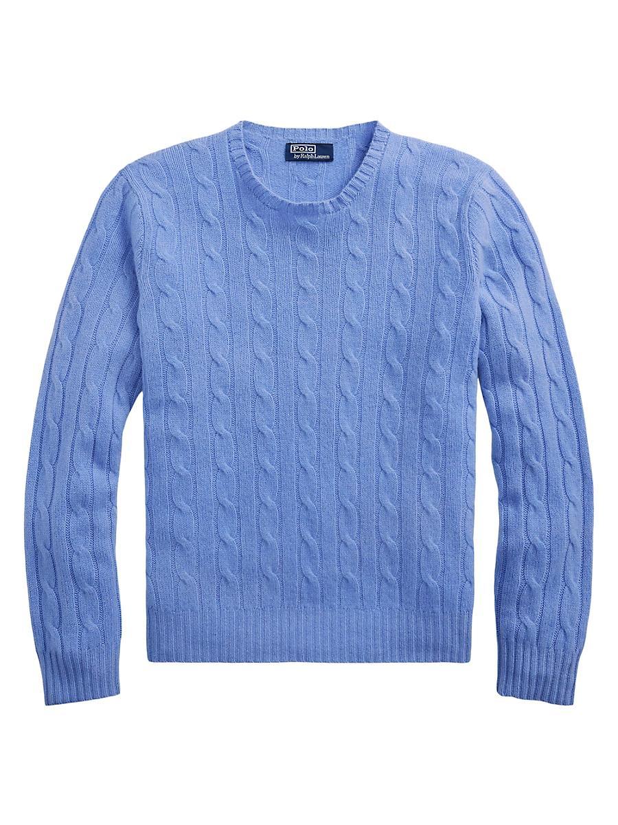 Polo Ralph Lauren Cashmere Cable Knit Crewneck Sweater Product Image